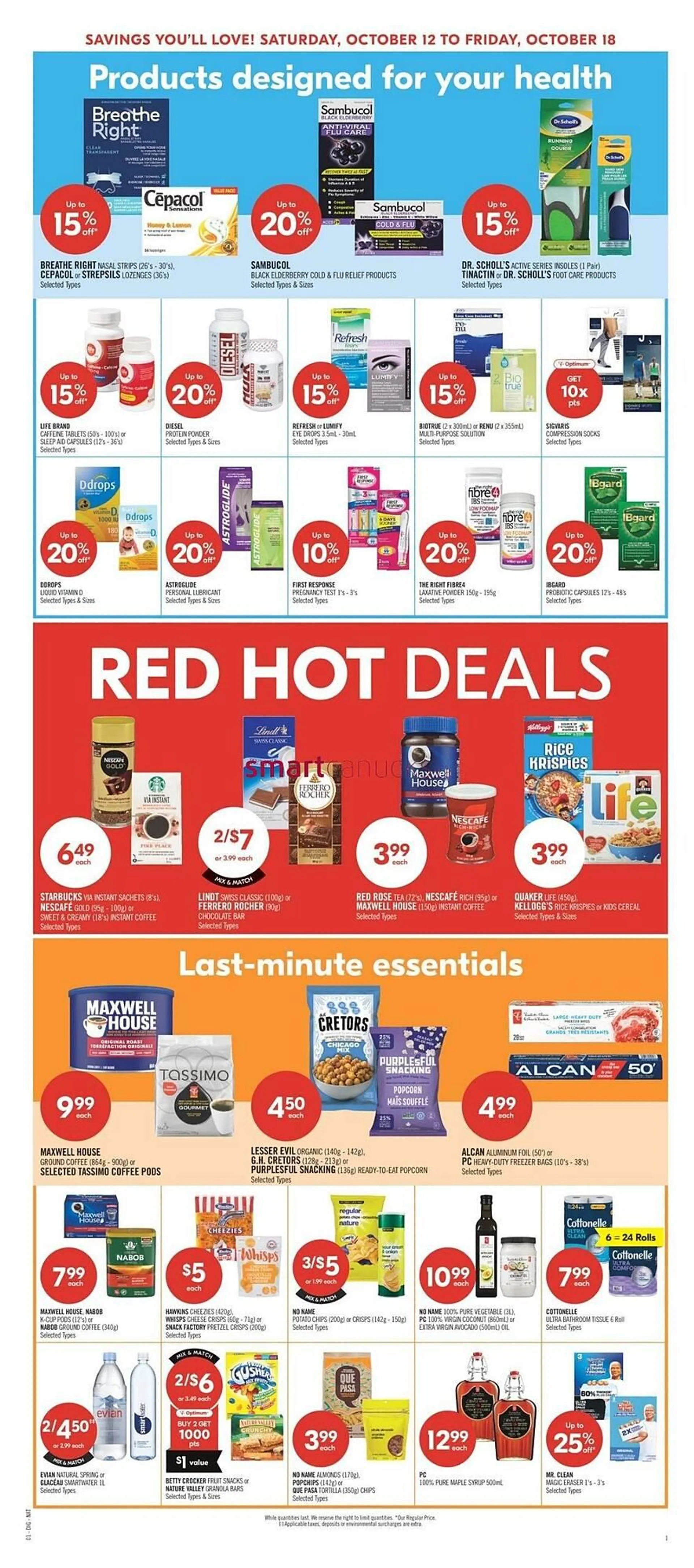 Shoppers Drug Mart flyer from October 12 to October 18 2024 - flyer page 17