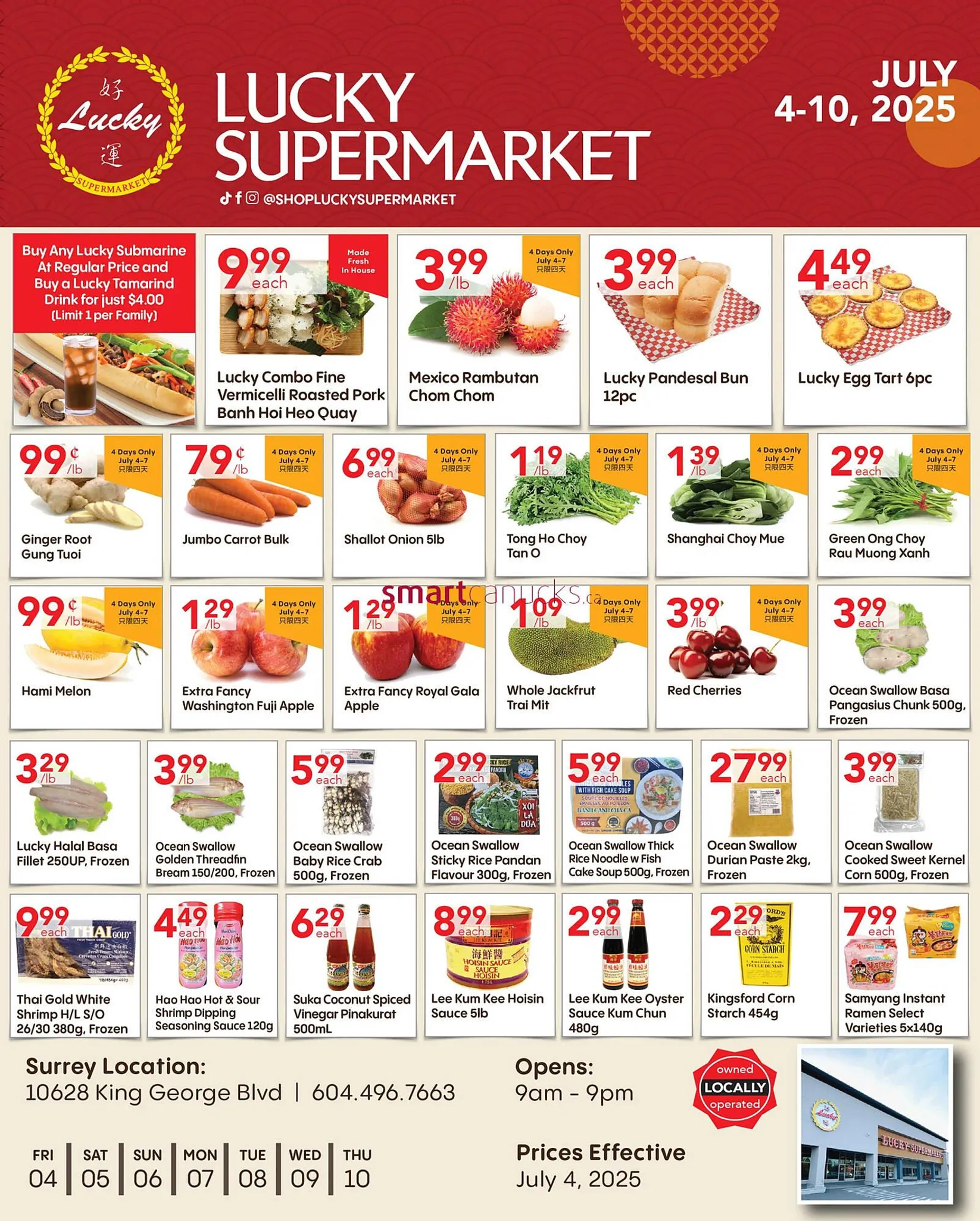 Lucky Supermarket flyer - 1