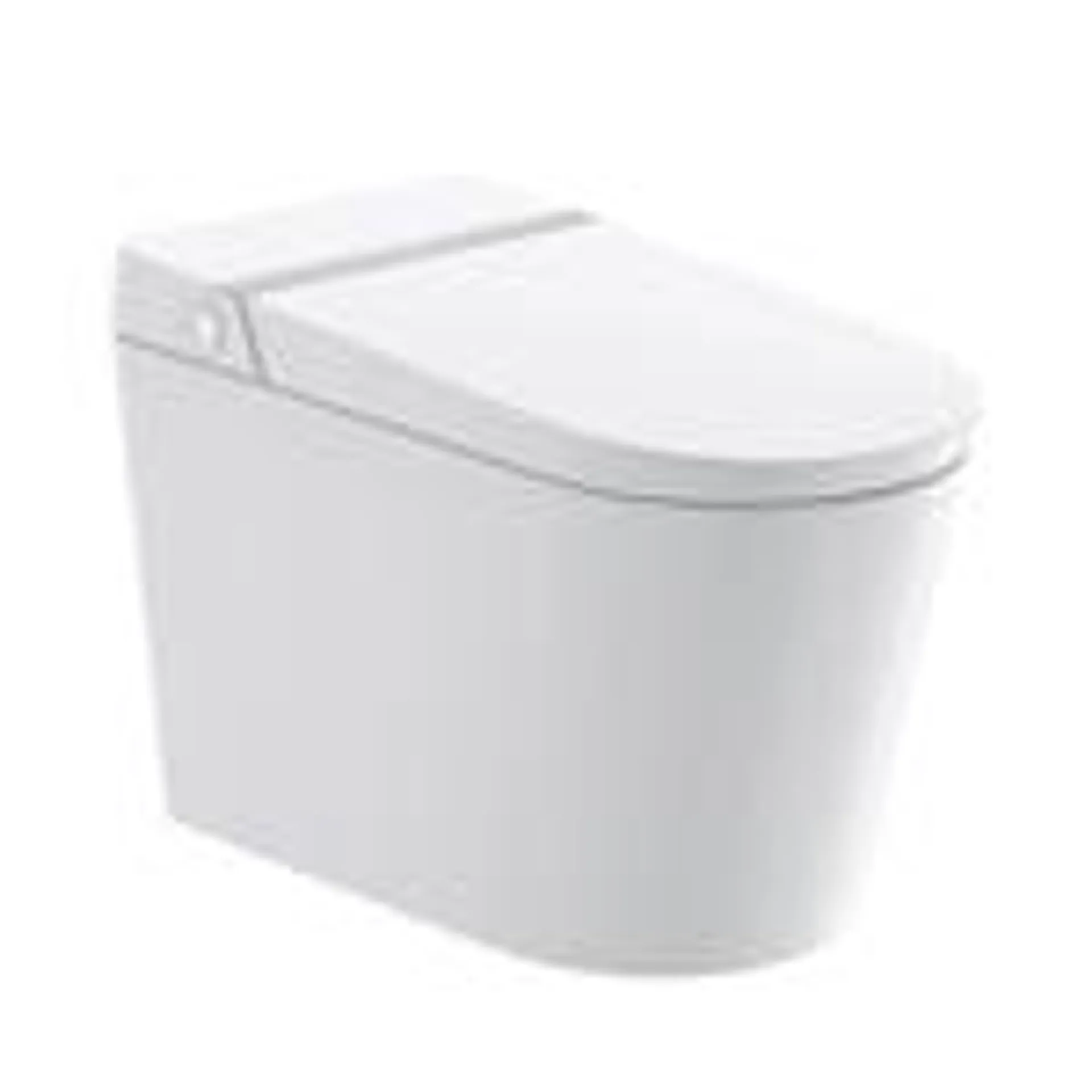 Orbit 1-Piece 1.1/1.6 GPF Dual Flush Elongated Tankless Smart Toilet in White