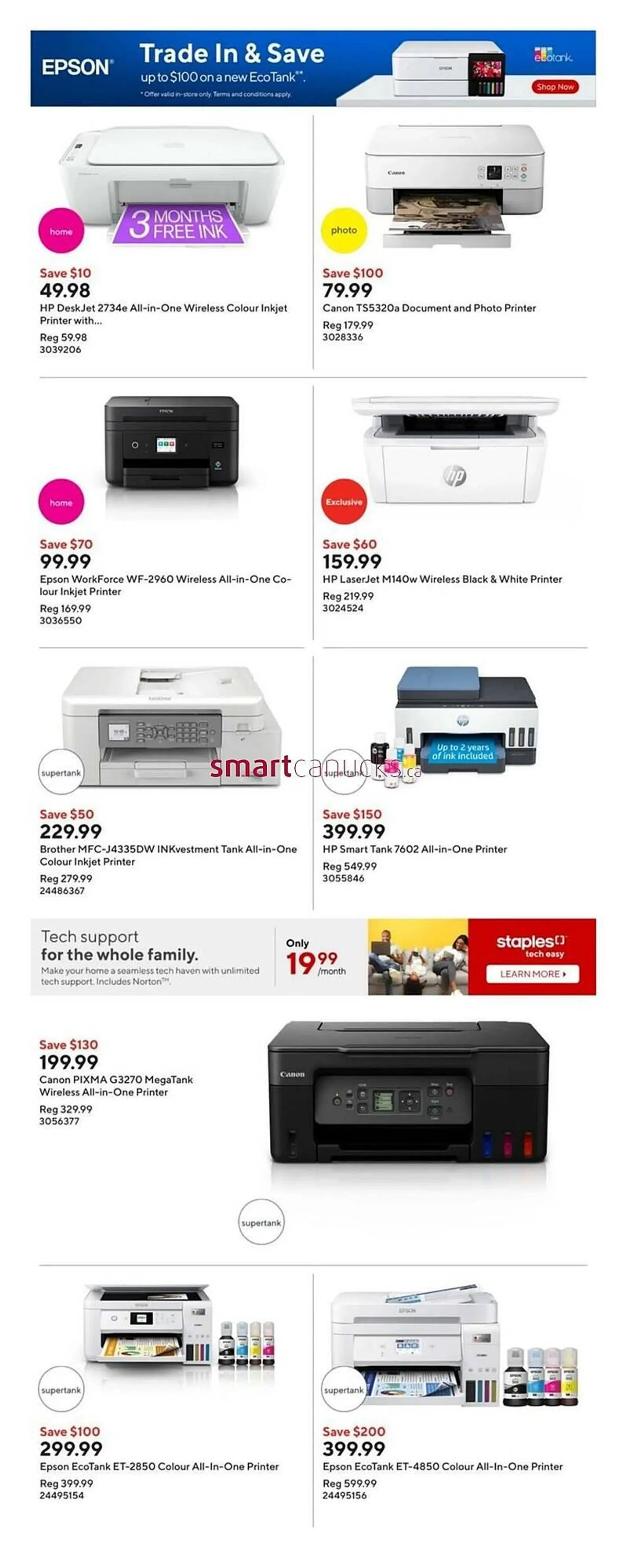 Staples flyer from January 2 to January 8 2025 - flyer page 17