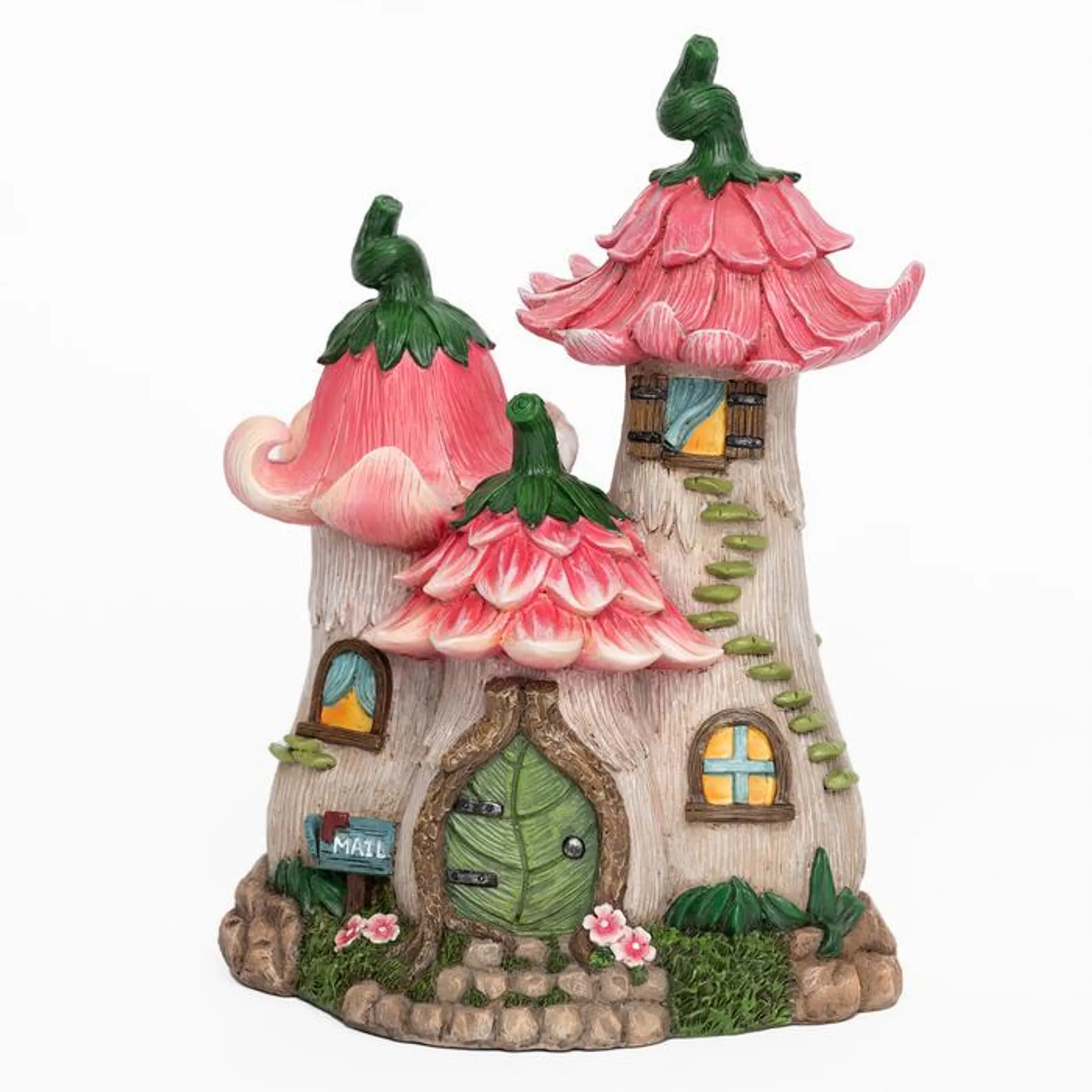 30cm Towers Fairy House Resin Statue