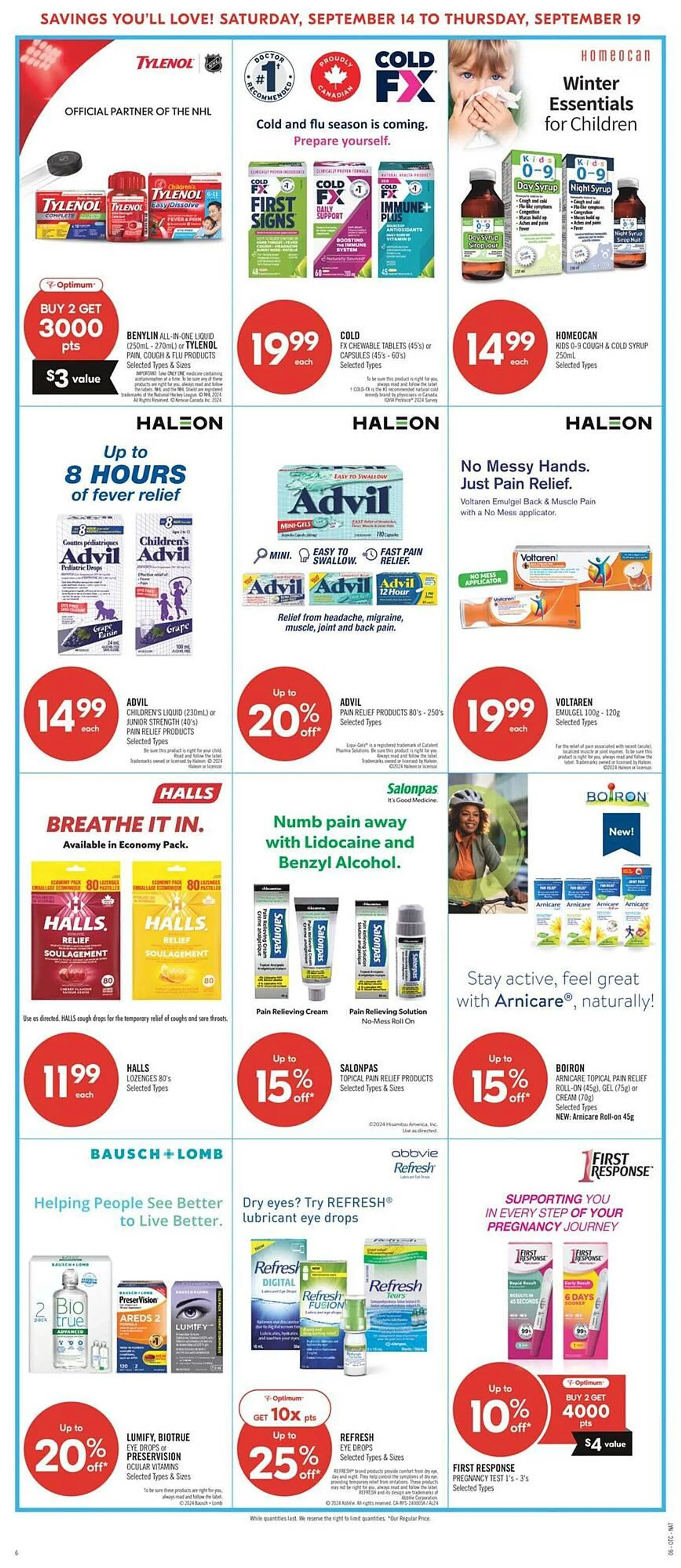 Shoppers Drug Mart flyer from September 14 to September 20 2024 - flyer page 16