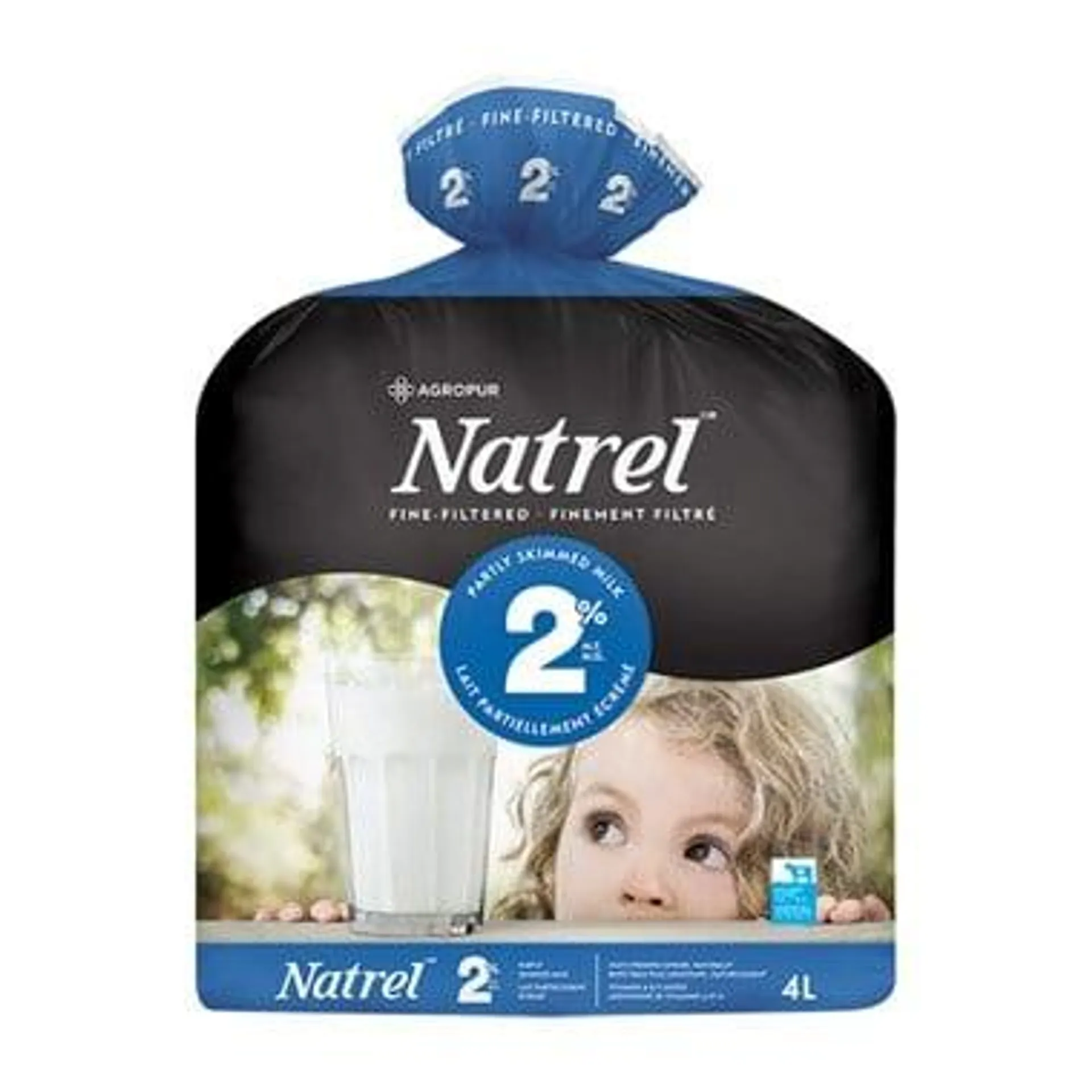 Lait écrémé 2% finement filtré 4 L