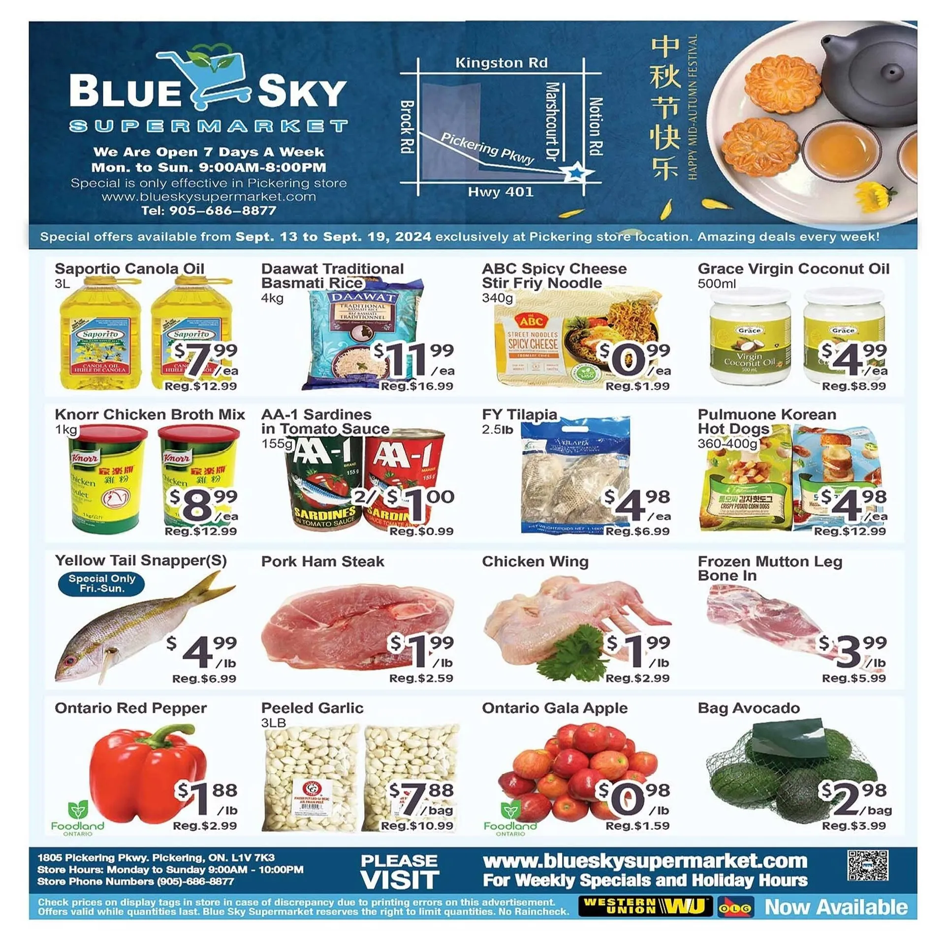 Blue Sky Supermarket flyer - 1