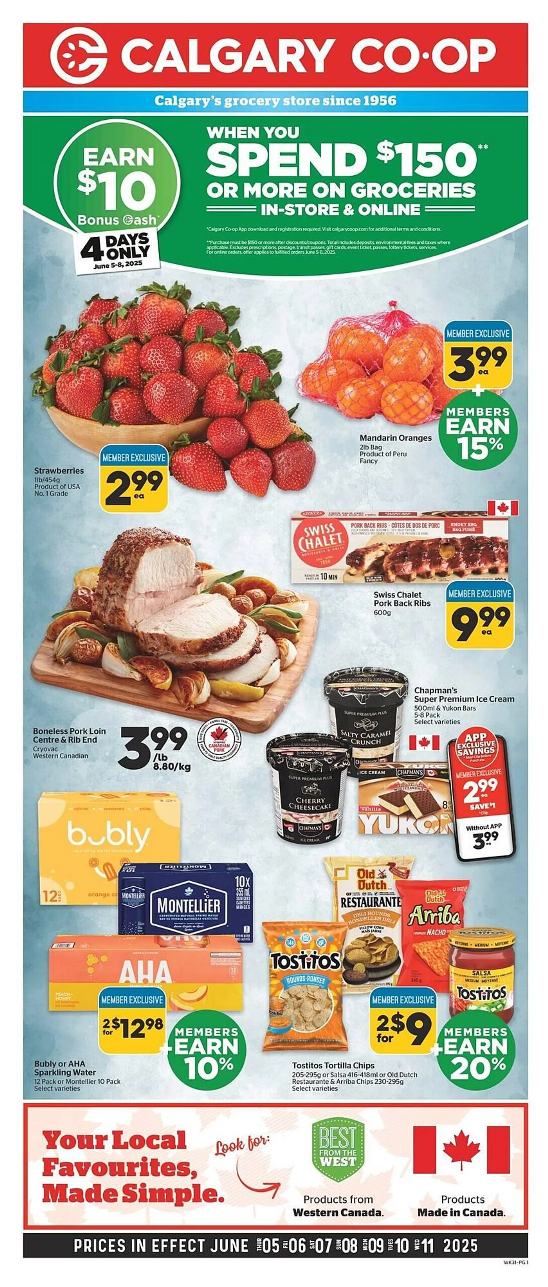 Calgary Co-op flyer from June 4 to June 10 2025 - flyer page 1