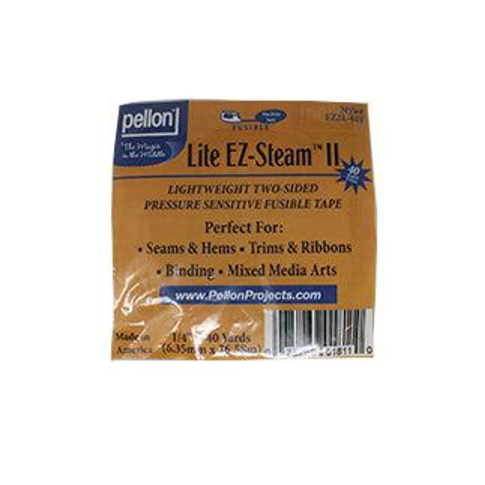 EZ-Steam Tape - 1/4" Fusible Adhesive Tape - 100% Polyamide - Pellon EZ2L40T