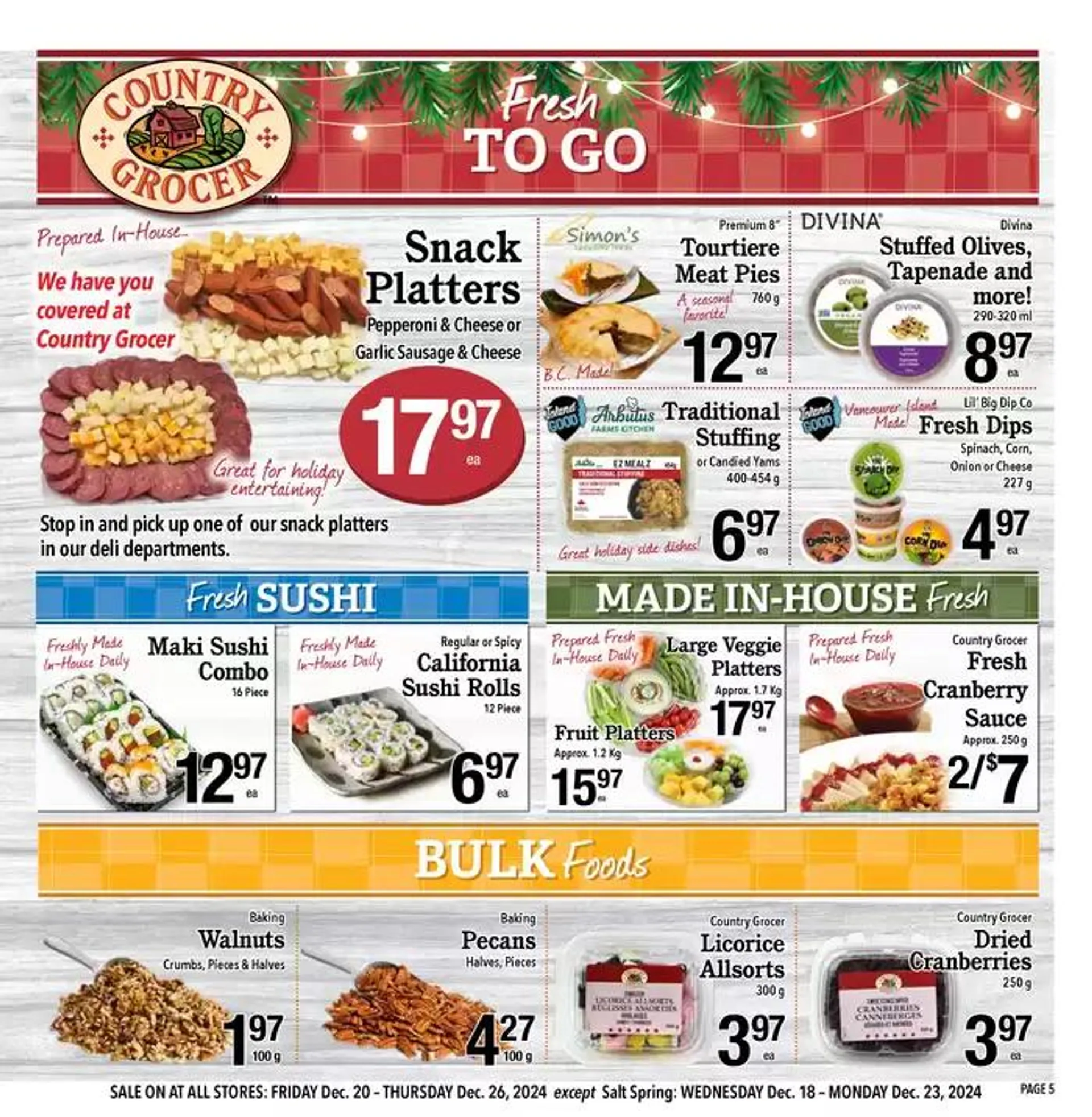 Exclusive bargains from December 18 to January 1 2025 - flyer page 5