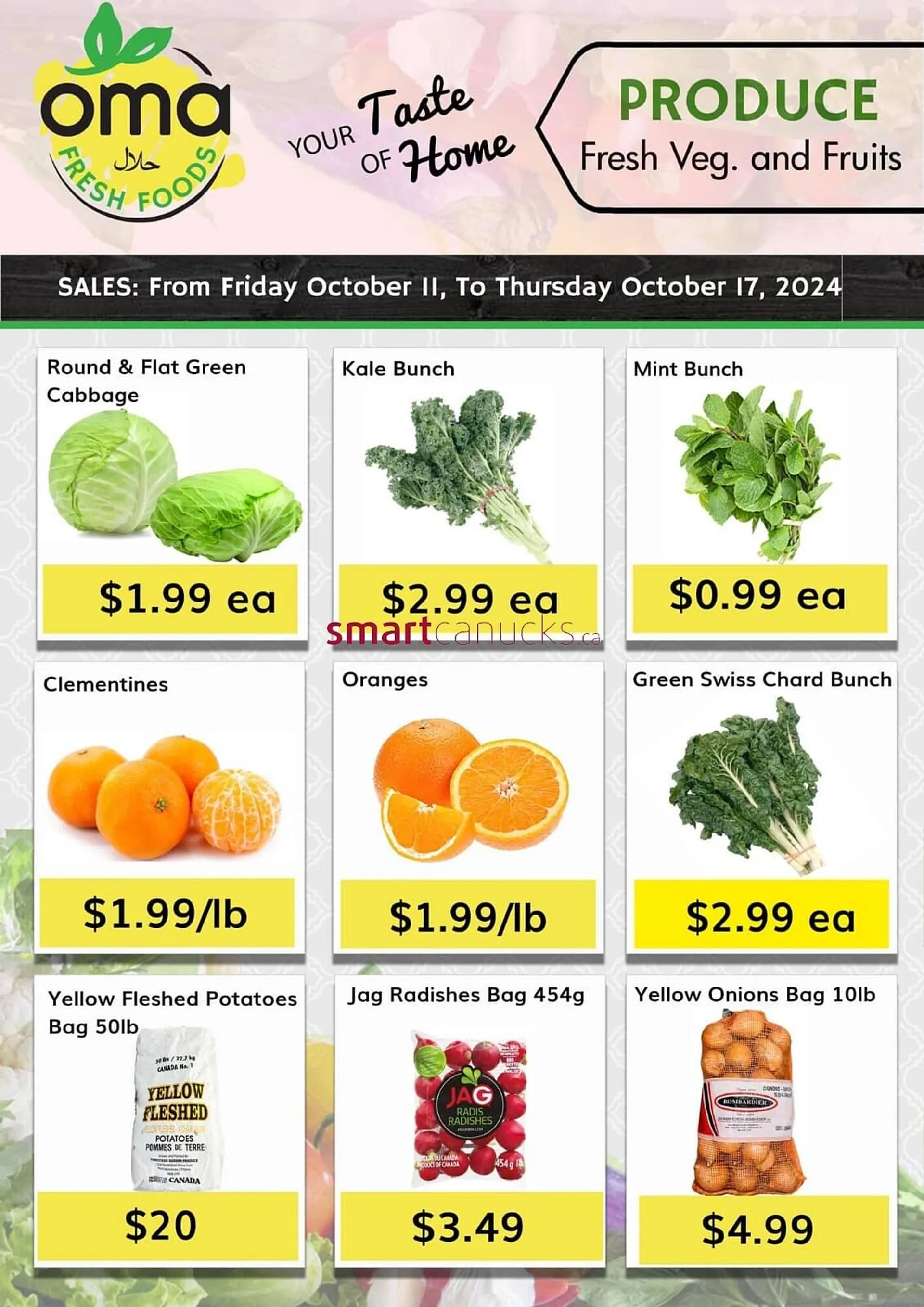 Oma Fresh Foods flyer from October 11 to October 17 2024 - flyer page 7