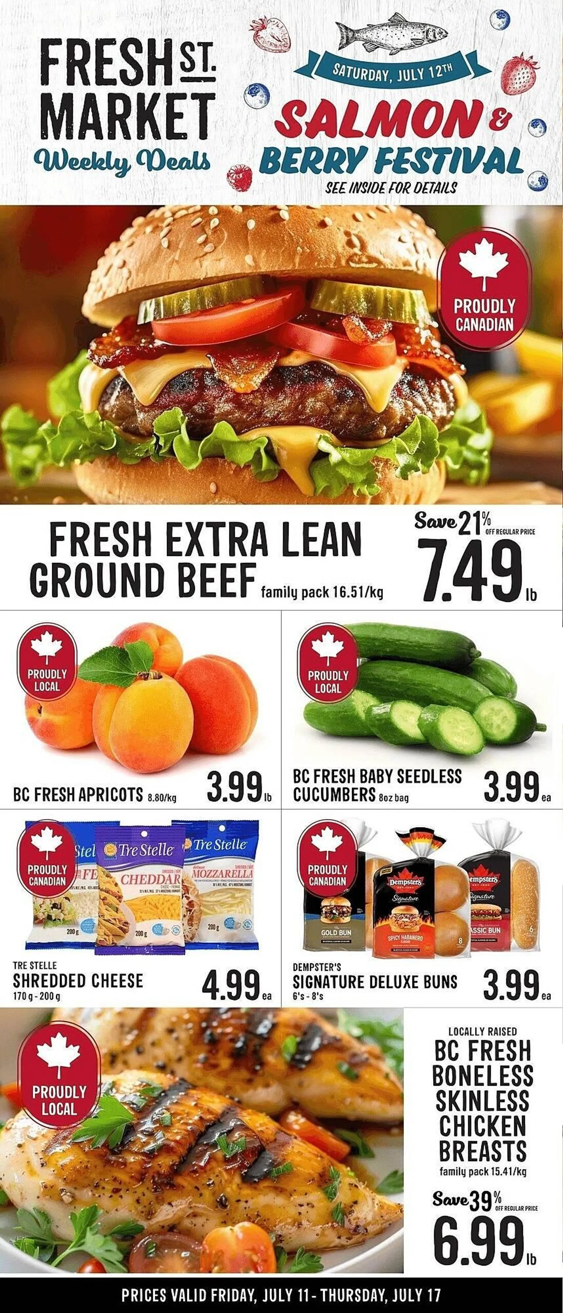 Fresh St Market flyer from July 10 to July 16 2025 - flyer page 1