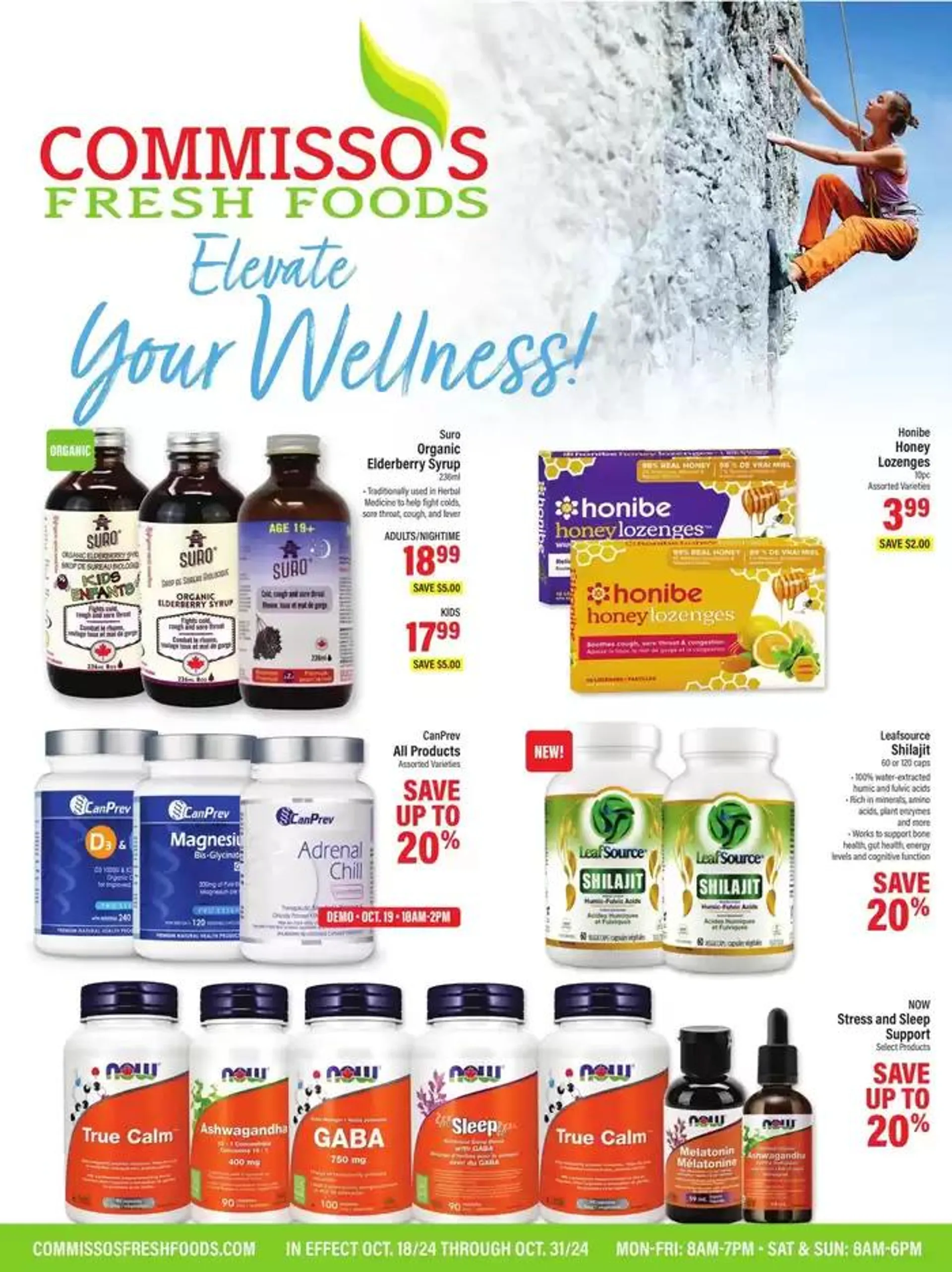 Commisso's Fresh Foods weeky flyer from October 18 to October 31 2024 - flyer page 1