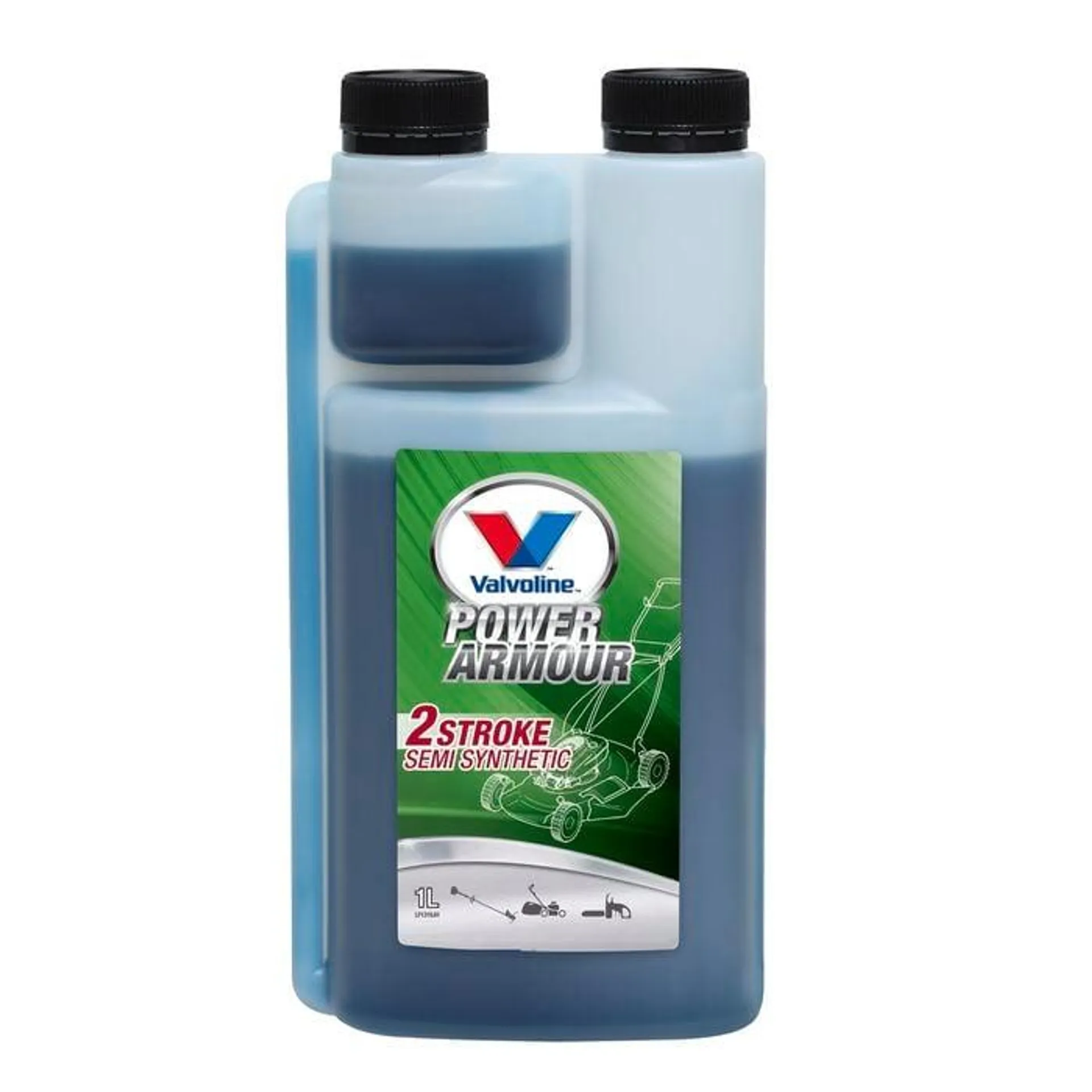 Valvoline Power Armour 1L 2 Stroke Semi Synthetic Oil