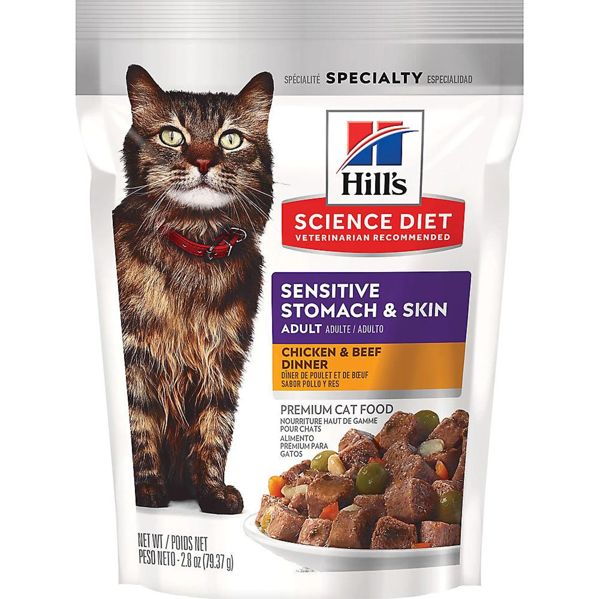 Hill's® Science Diet® Sensitive Stomach & Skin Adult Wet Cat Food - 2.8 oz