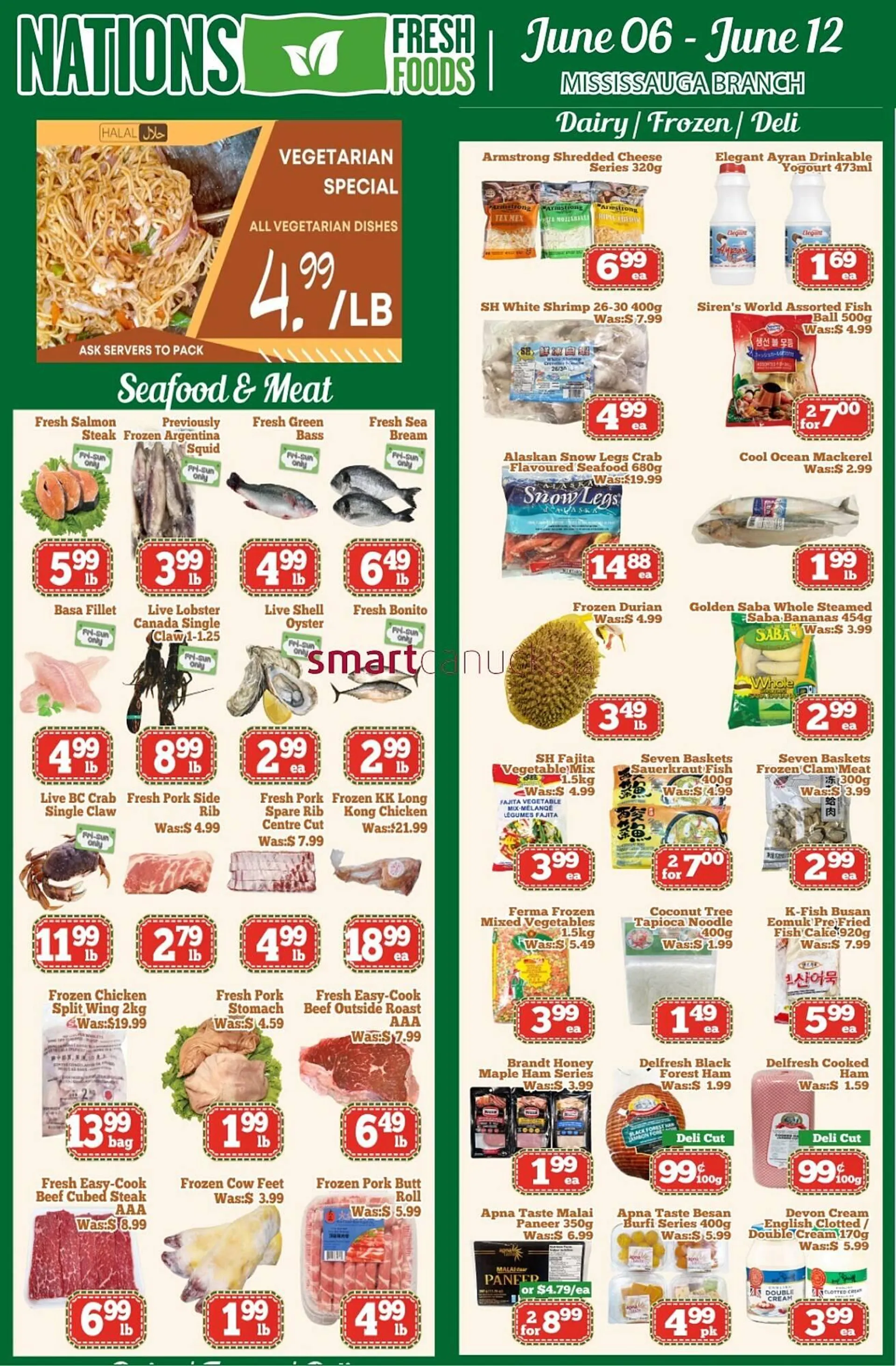 Nations Fresh Foods flyer from June 6 to June 12 2025 - flyer page 1
