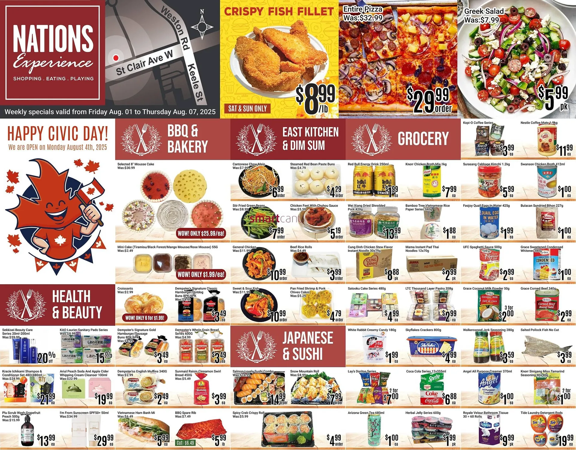 Nations Fresh Foods flyer from August 1 to August 7 2025 - flyer page 1