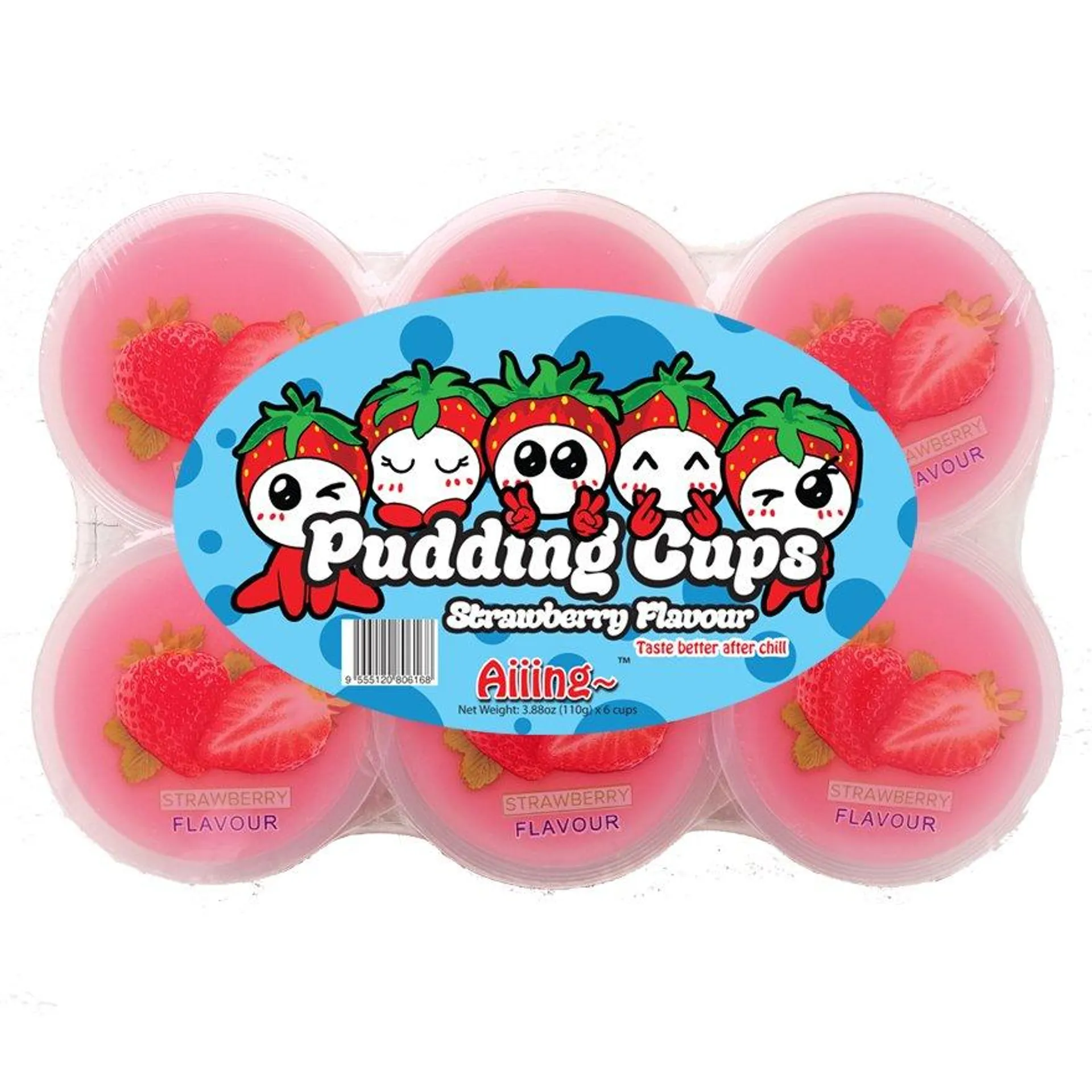 Aiiing Strawberry Pudding 110g