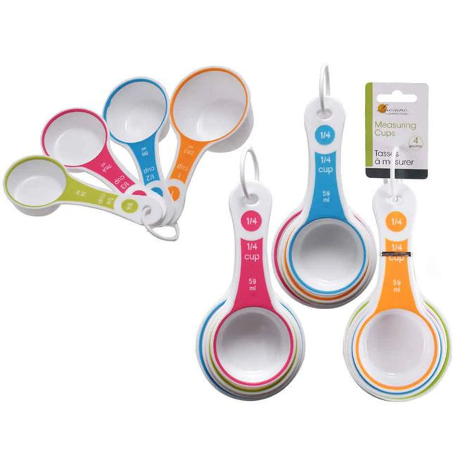 Luciano Measuring Spoon Set 4Pcs/Pack, 1 Randomized Color Per Pack