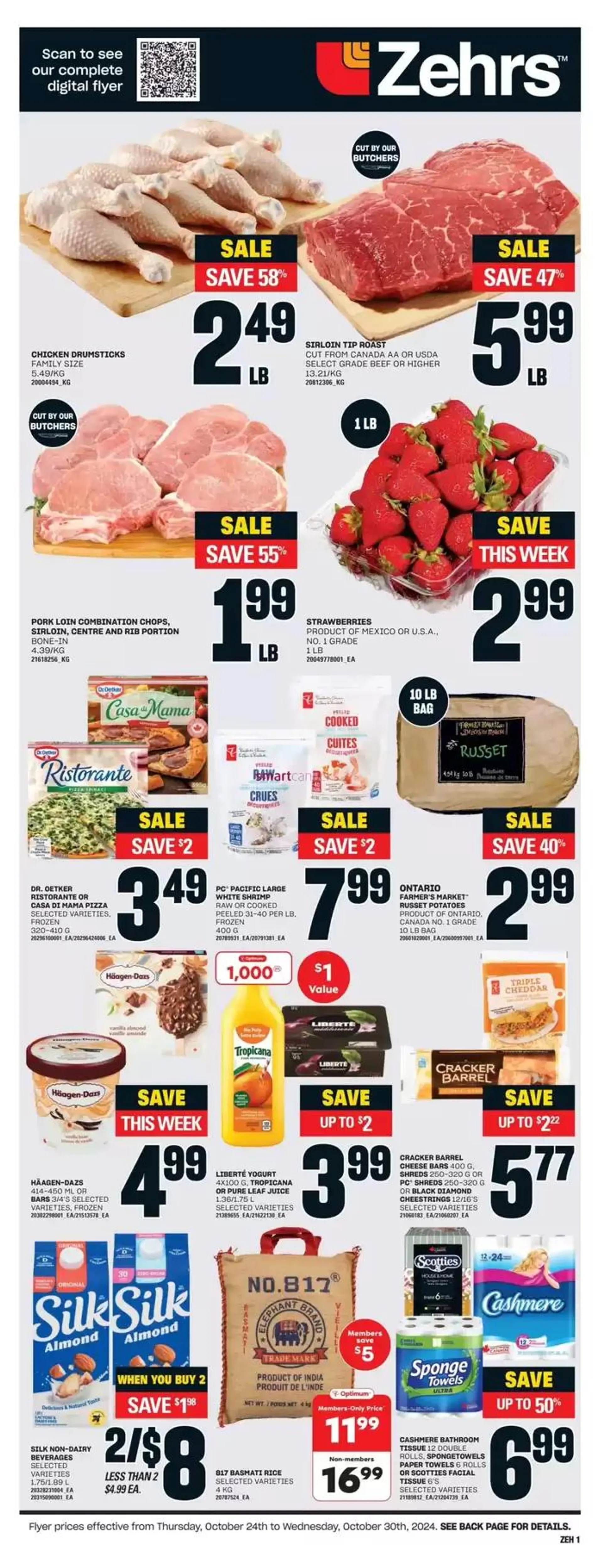 Zehrs Markets weeky flyer from October 24 to October 30 2024 - flyer page 8