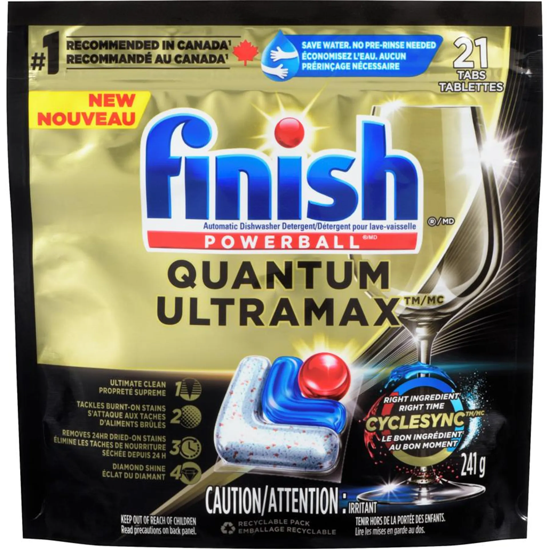 Powerball Quantum Ultramax Automatic Dishwasher Detergent