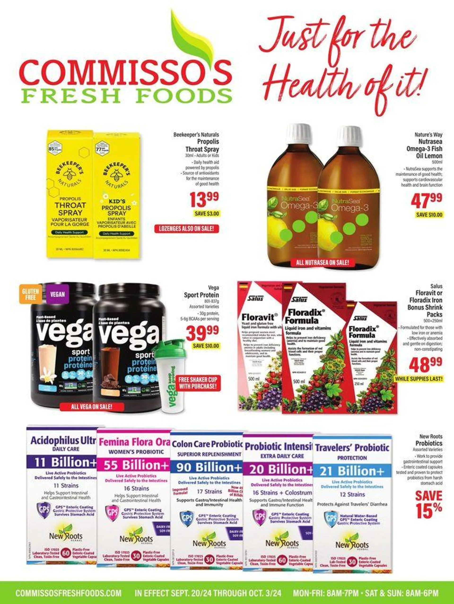 Commissos Fresh Foods weeky flyer - 1