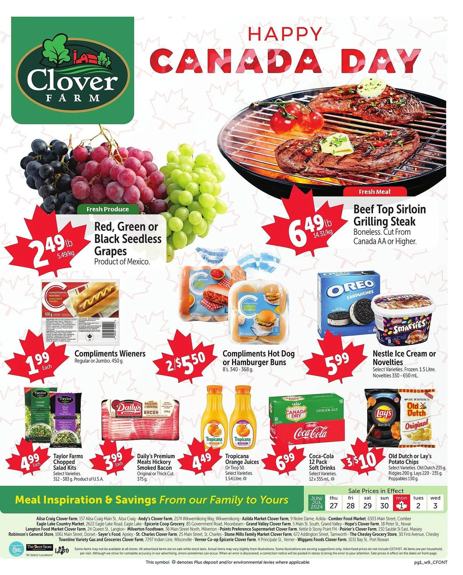 Clover Farm flyer - 1