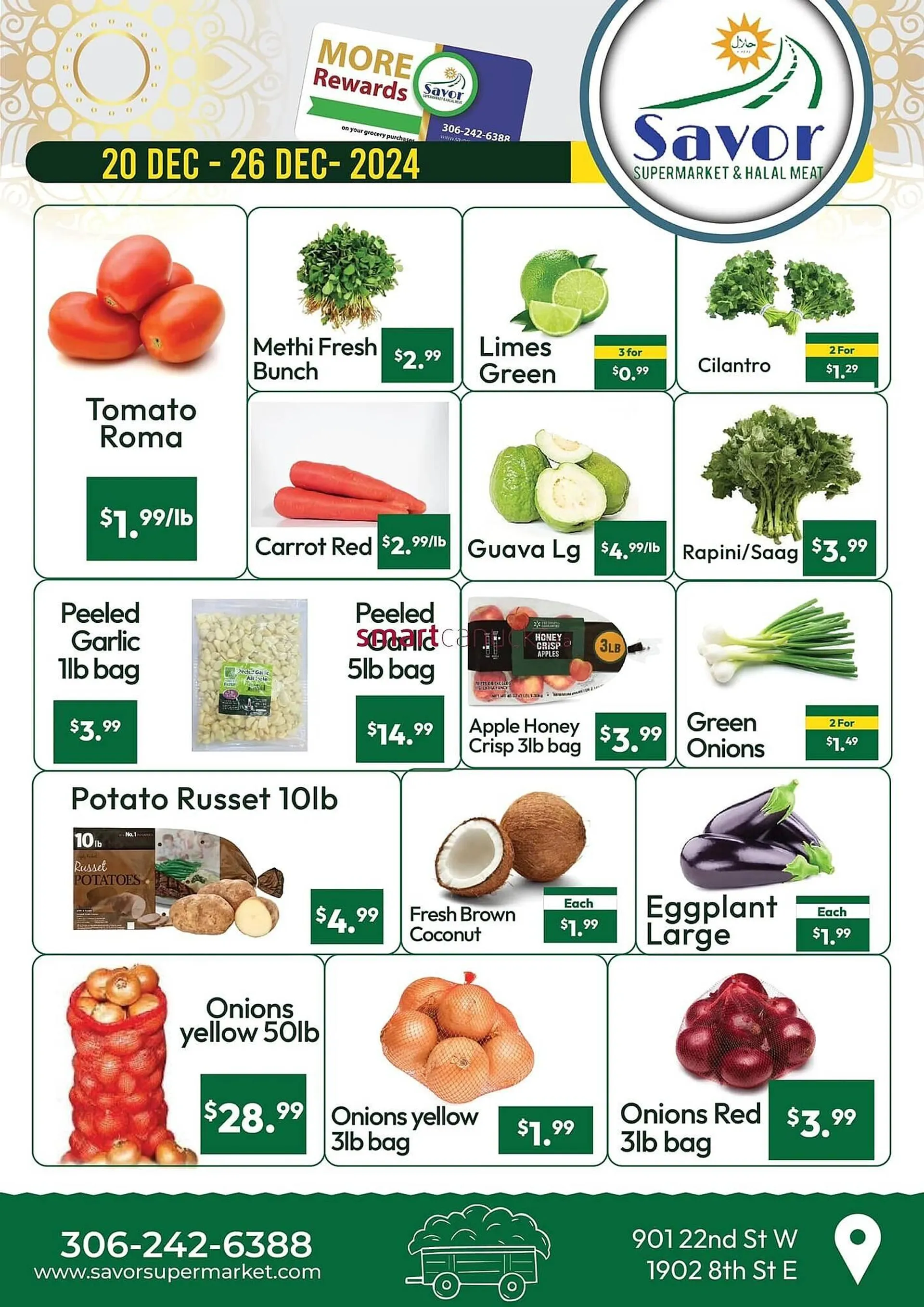 Savor Supermarket flyer from December 20 to January 1 2025 - flyer page 2