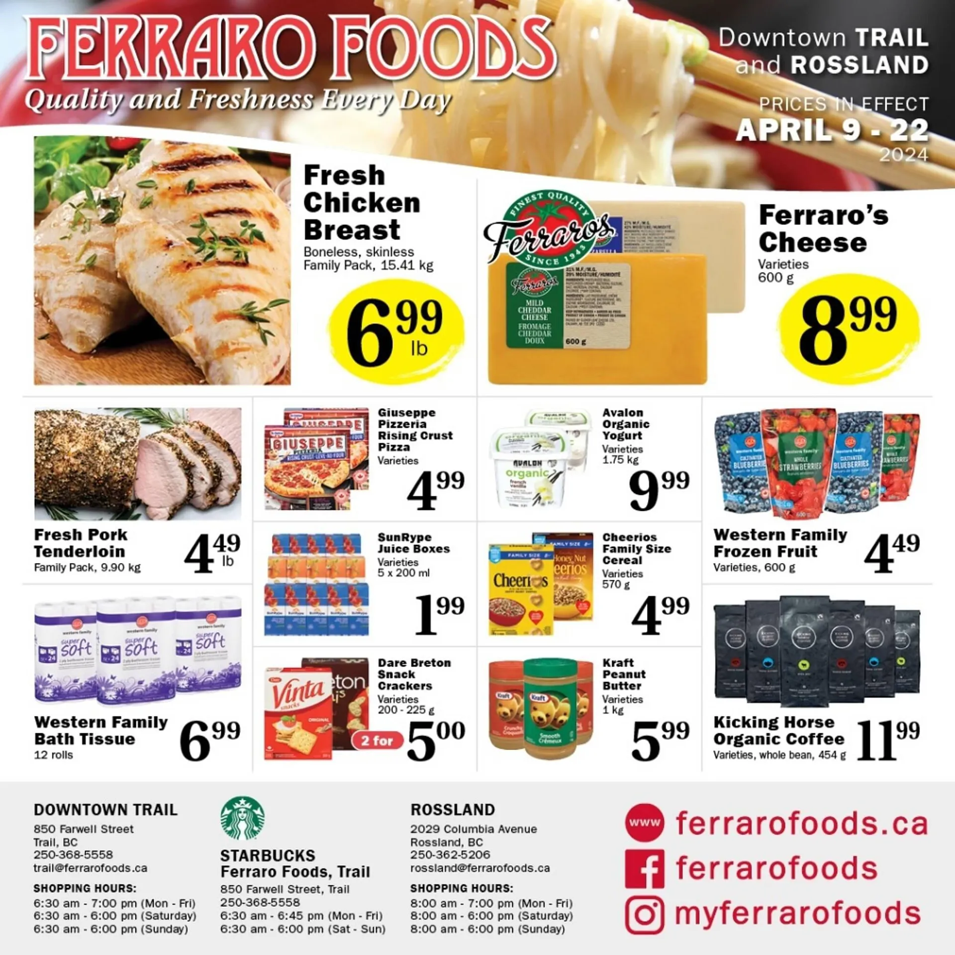 Ferraro Foods flyer from April 11 to April 17 2024 - flyer page 1
