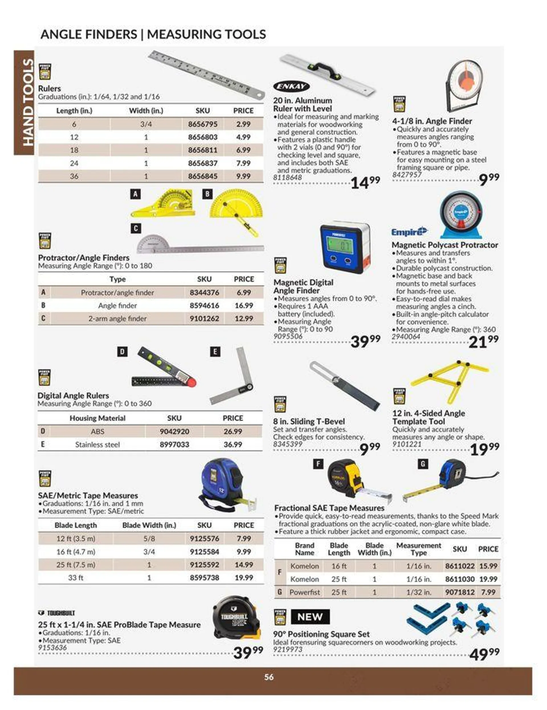 Hand Tools Catalogue from April 23 to April 22 2025 - flyer page 56