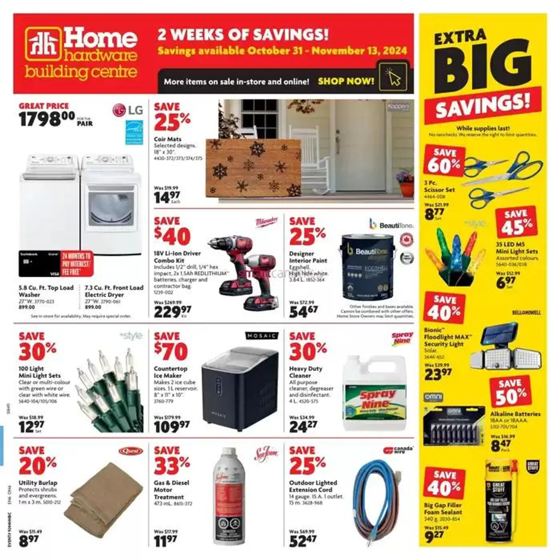 Home Hardware weekly flyer - 1