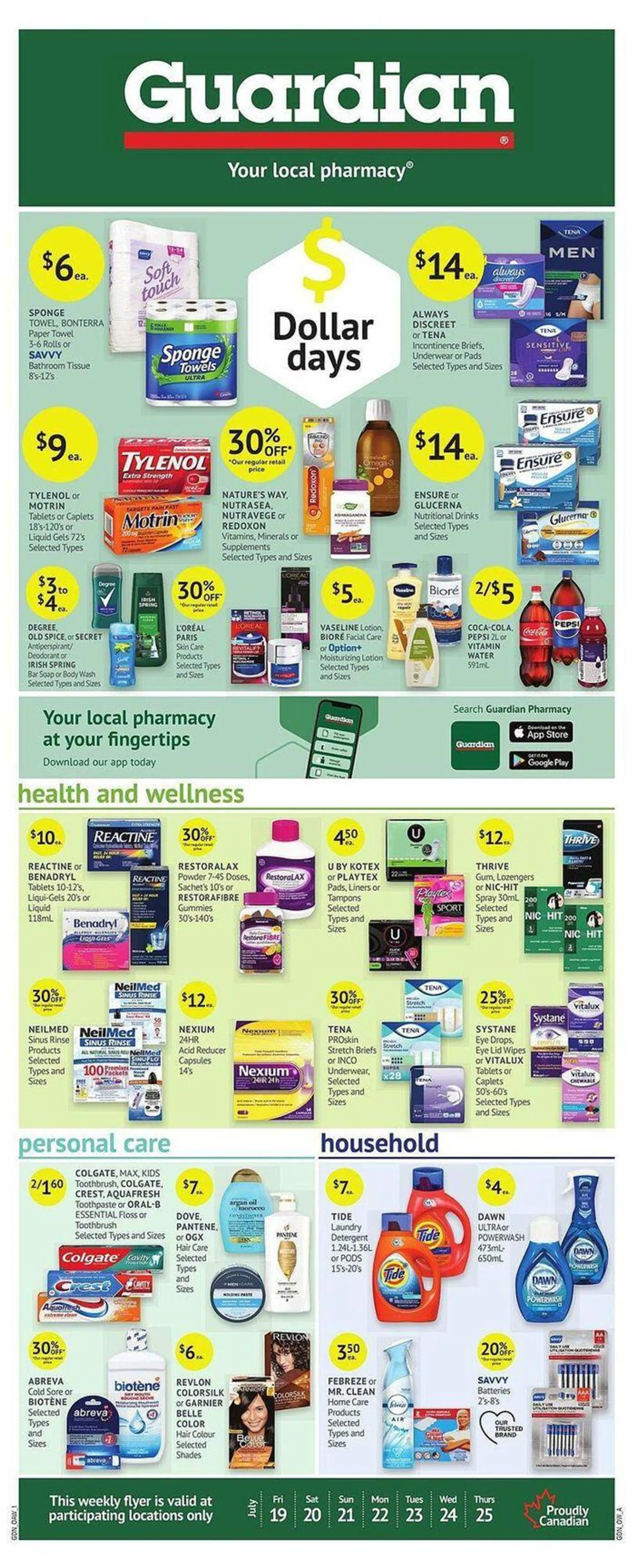 Guardian Pharmacy weekly flyer - 1