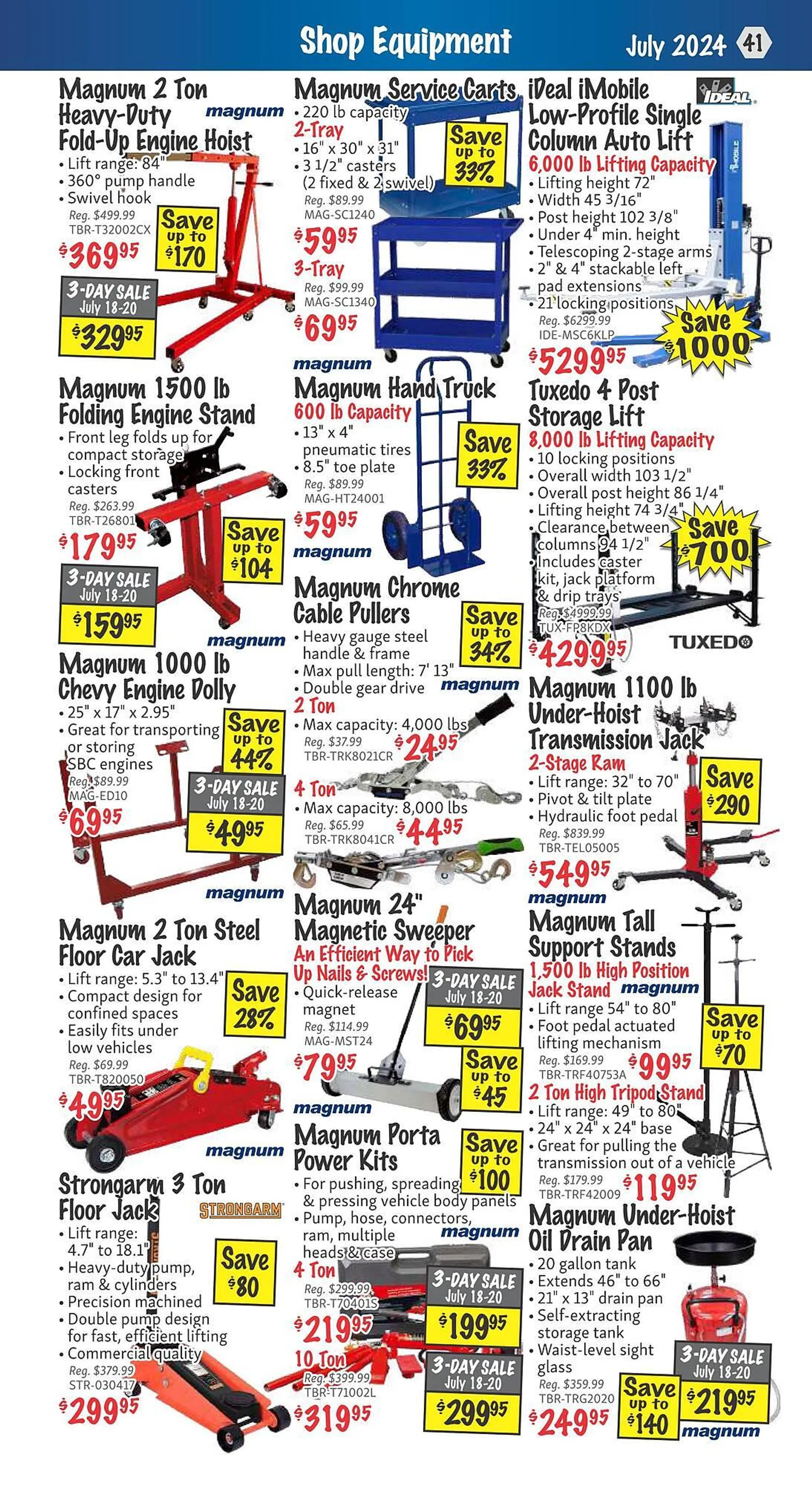 KMS Tools flyer from June 27 to July 31 2024 - flyer page 41