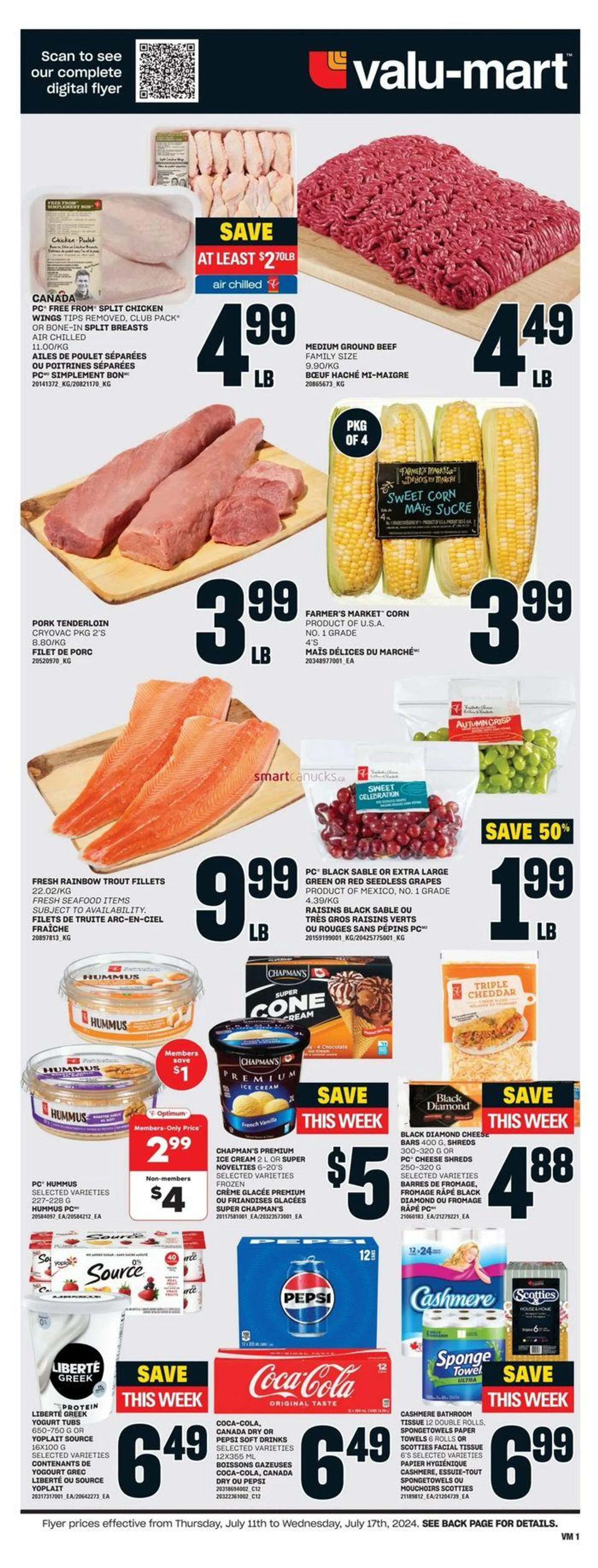 Valu-mart weeky flyer from July 11 to July 17 2024 - flyer page 2