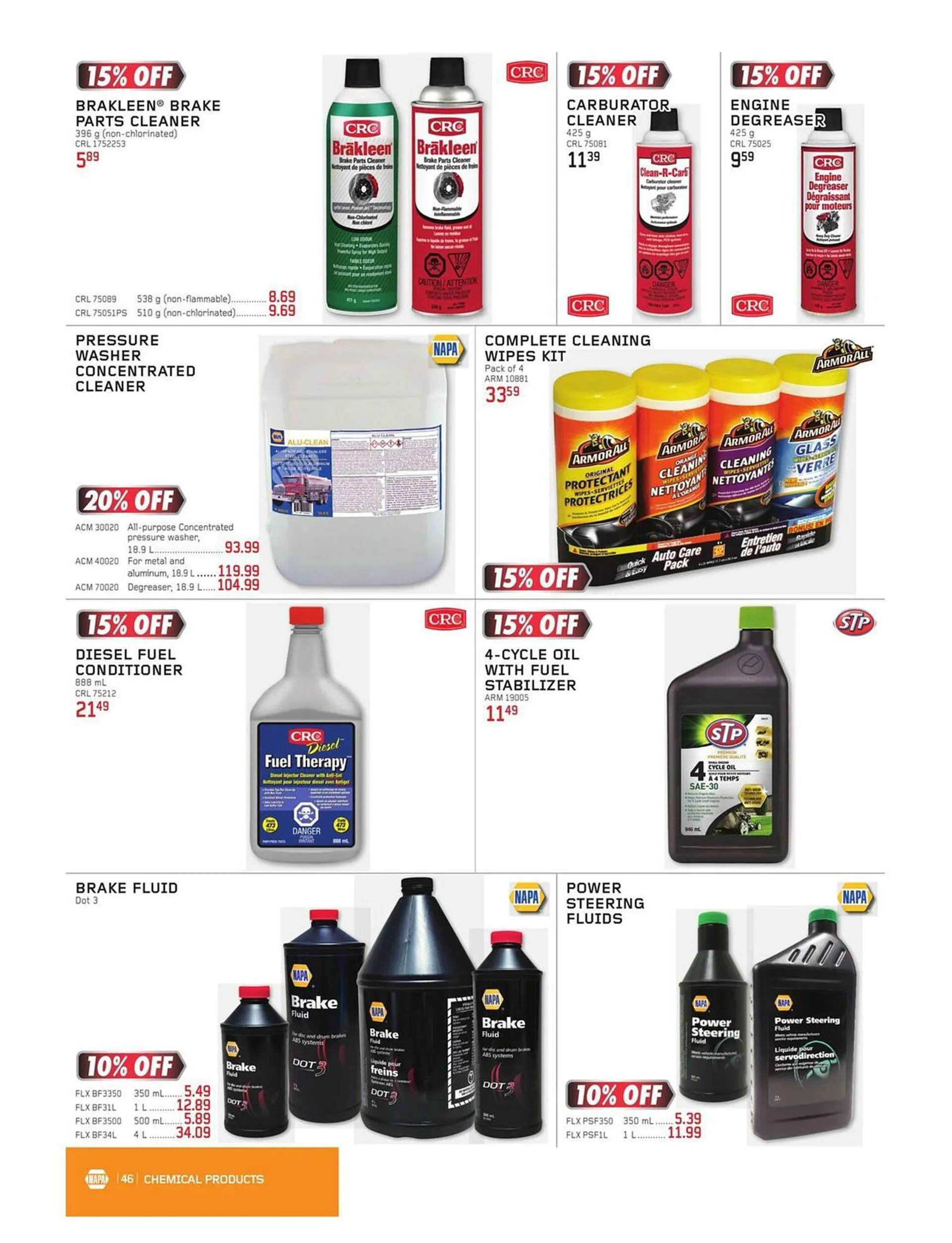 NAPA Auto Parts flyer from November 1 to December 31 2023 - flyer page 46