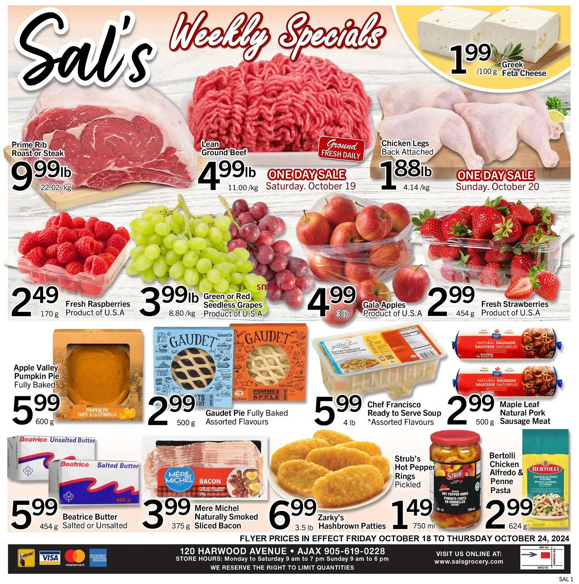 Sals Grocery flyer - 1