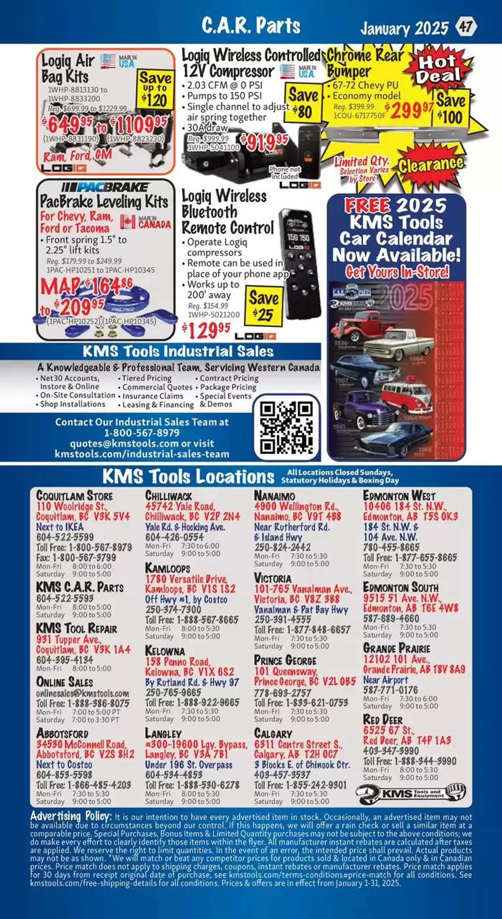 KMS Tools January 2025 Clearance Sale from January 1 to January 8 2025 - flyer page 47