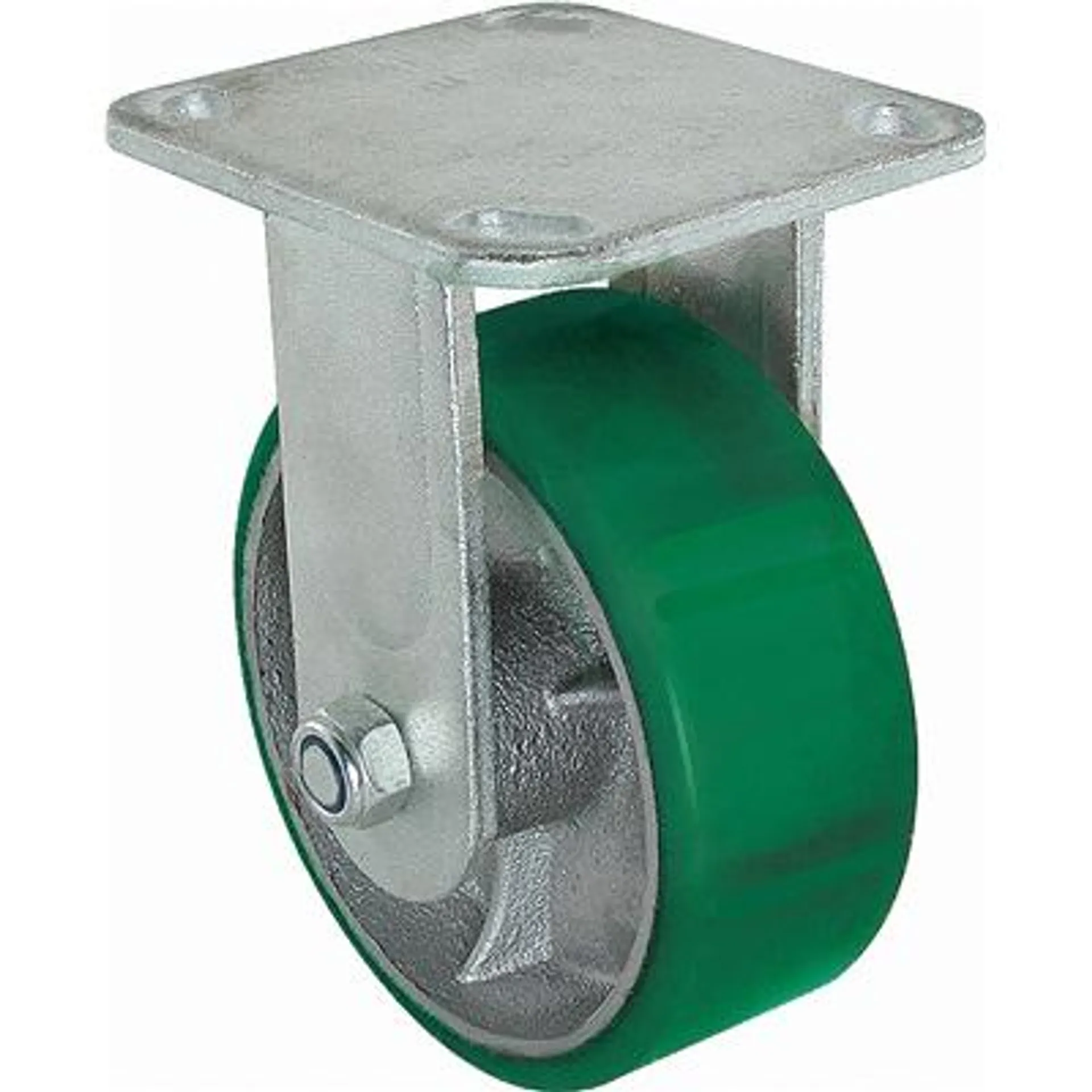 CASTER 6"X 2" RIGID MOLD-ON PU