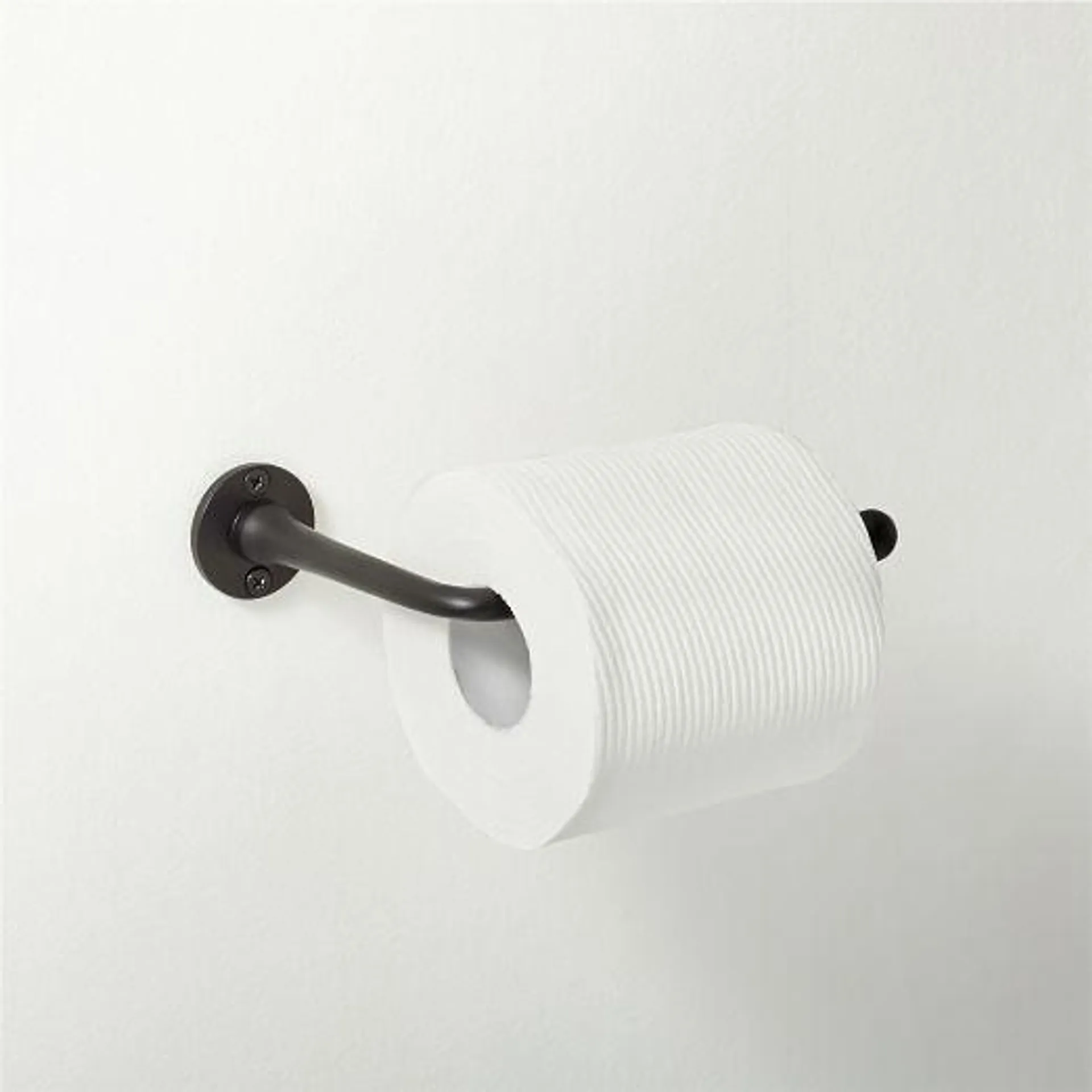 Boule Black Wall Mounted Toilet Paper Holder