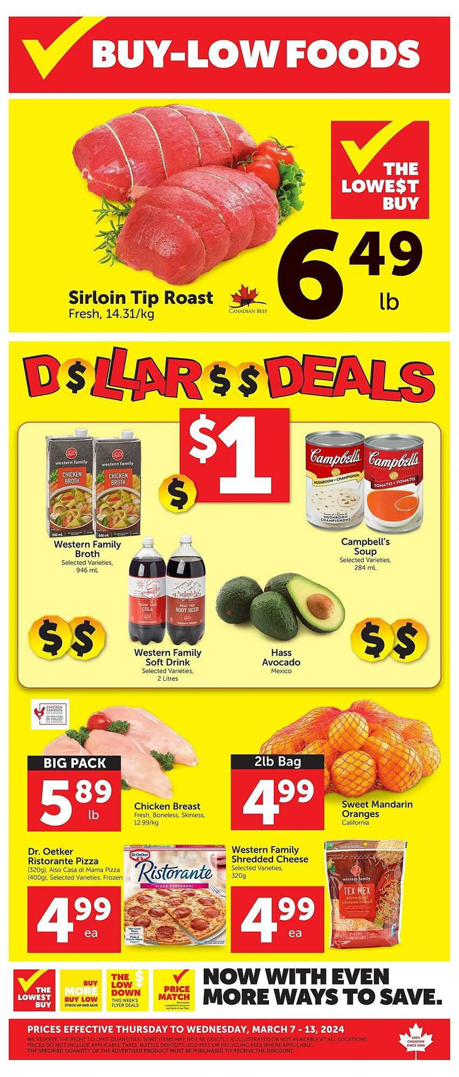 Buy-Low Foods flyer from March 7 to March 13 2024 - flyer page 