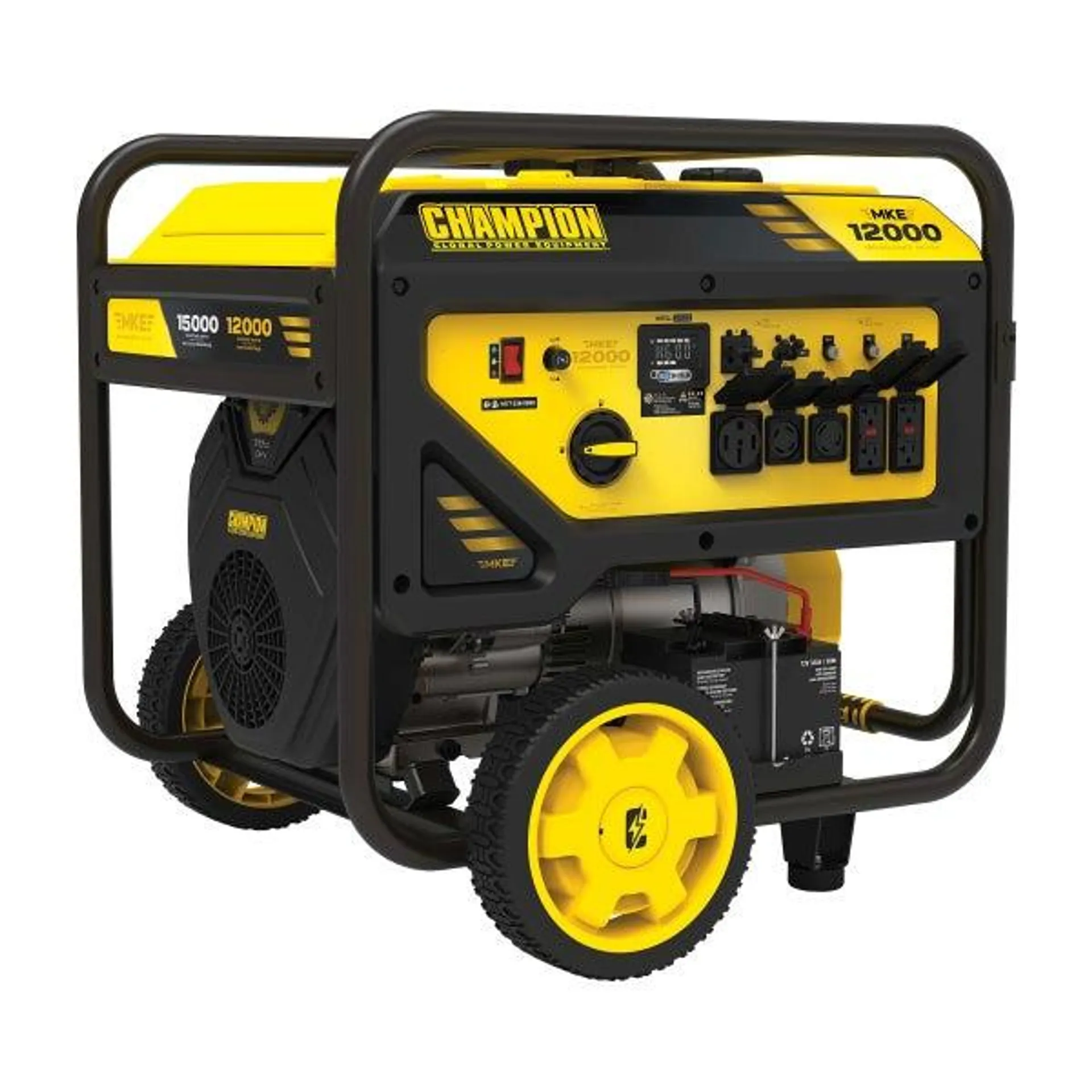 Champion 12,000W Running / 15,000W Peak Portable Generator with Electric Start