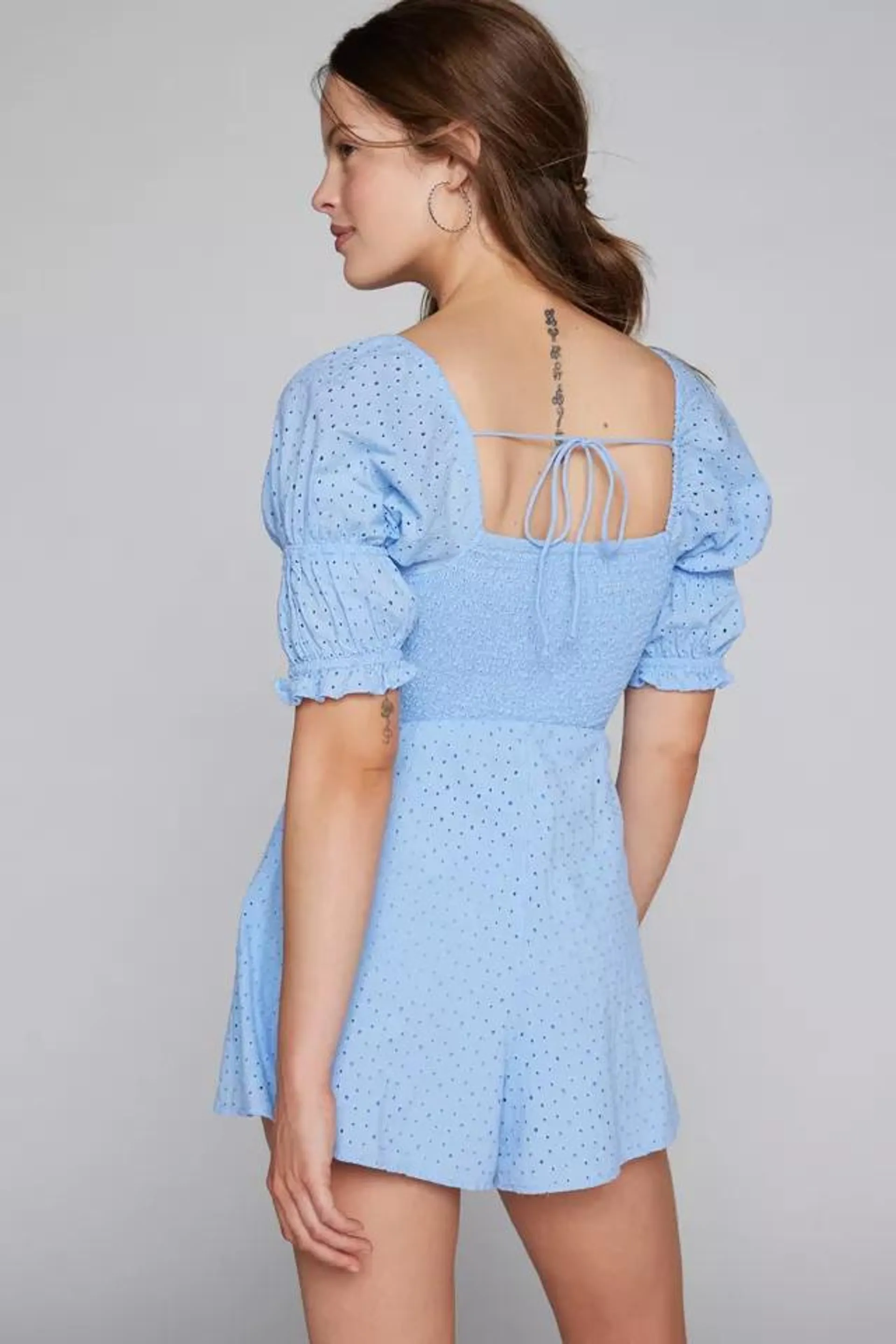 Kimchi Blue Ivy Eyelet Lace Romper