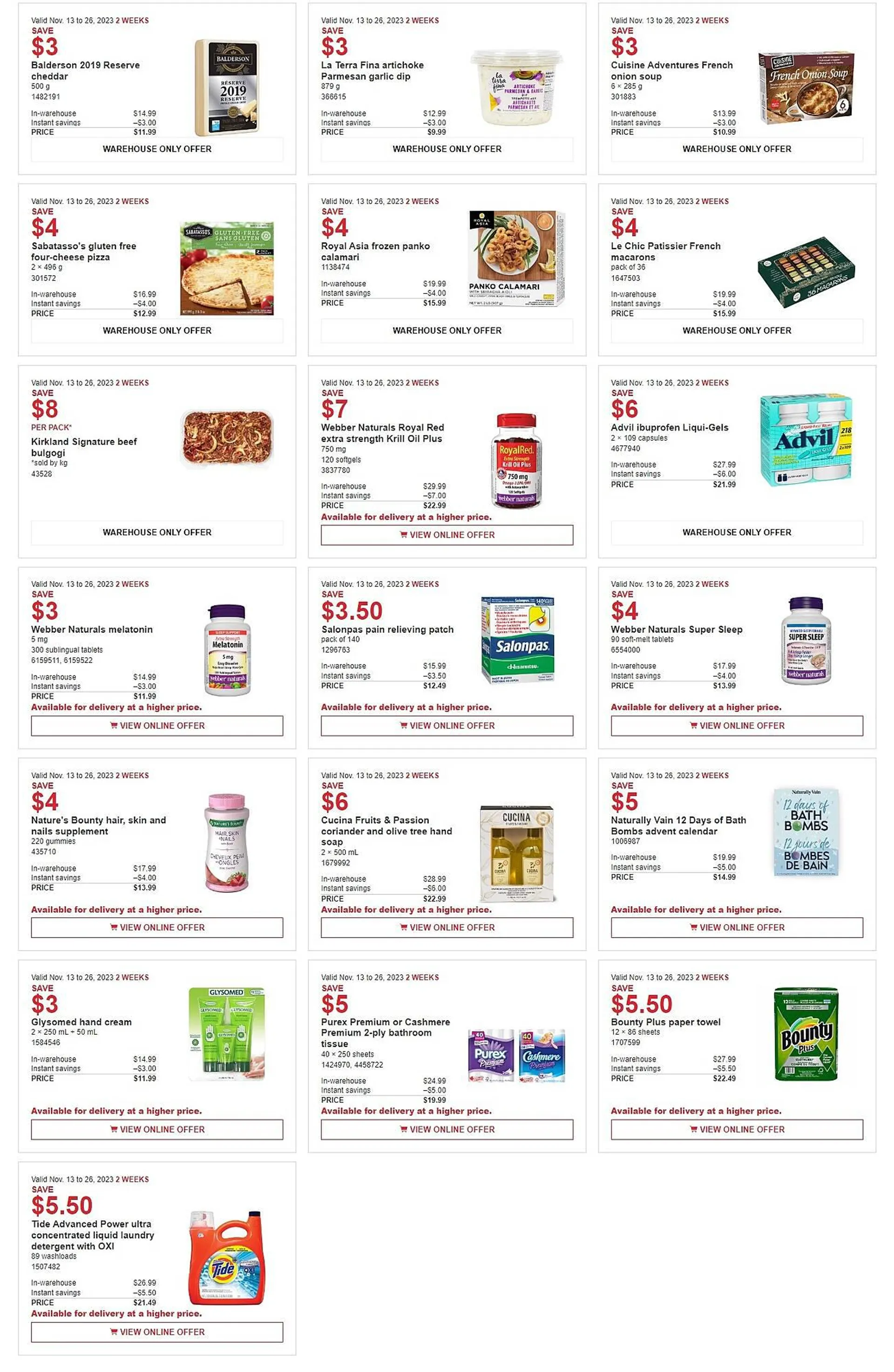 Costco flyer from November 13 to November 26 2023 - flyer page 2