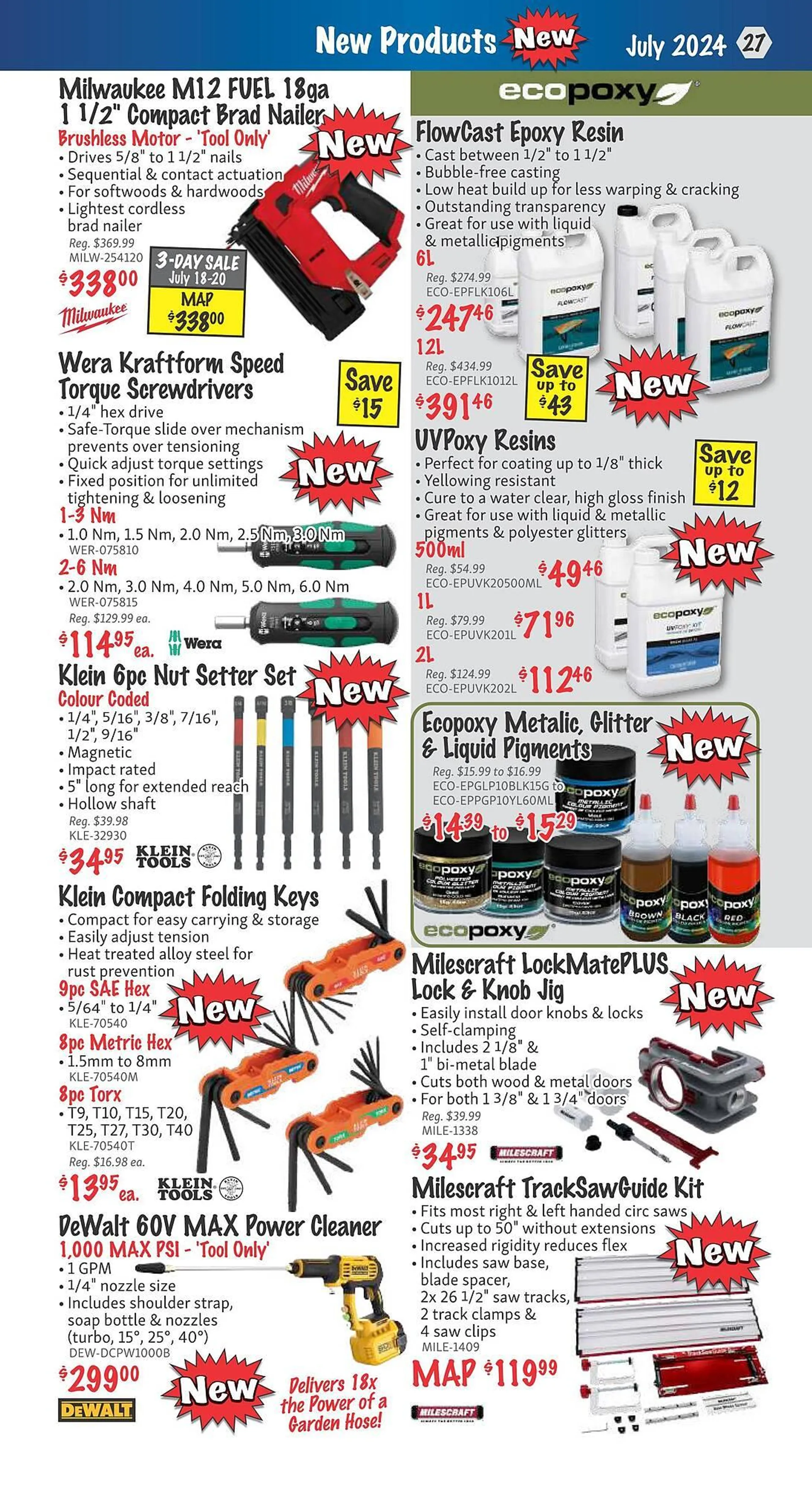 KMS Tools flyer from June 27 to July 31 2024 - flyer page 27