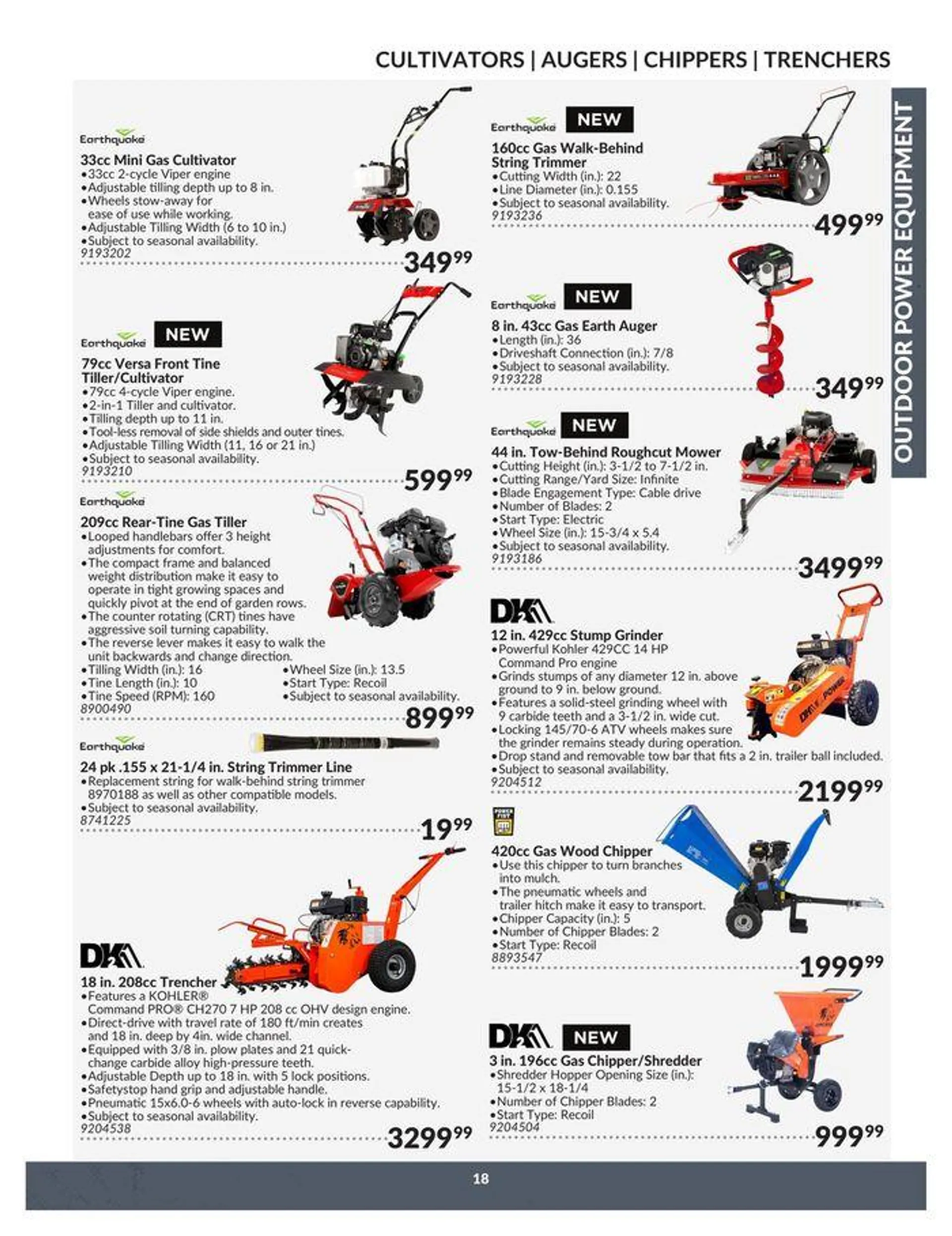 OUTDOOR POWER EQUIPMENT from April 23 to April 22 2025 - flyer page 18