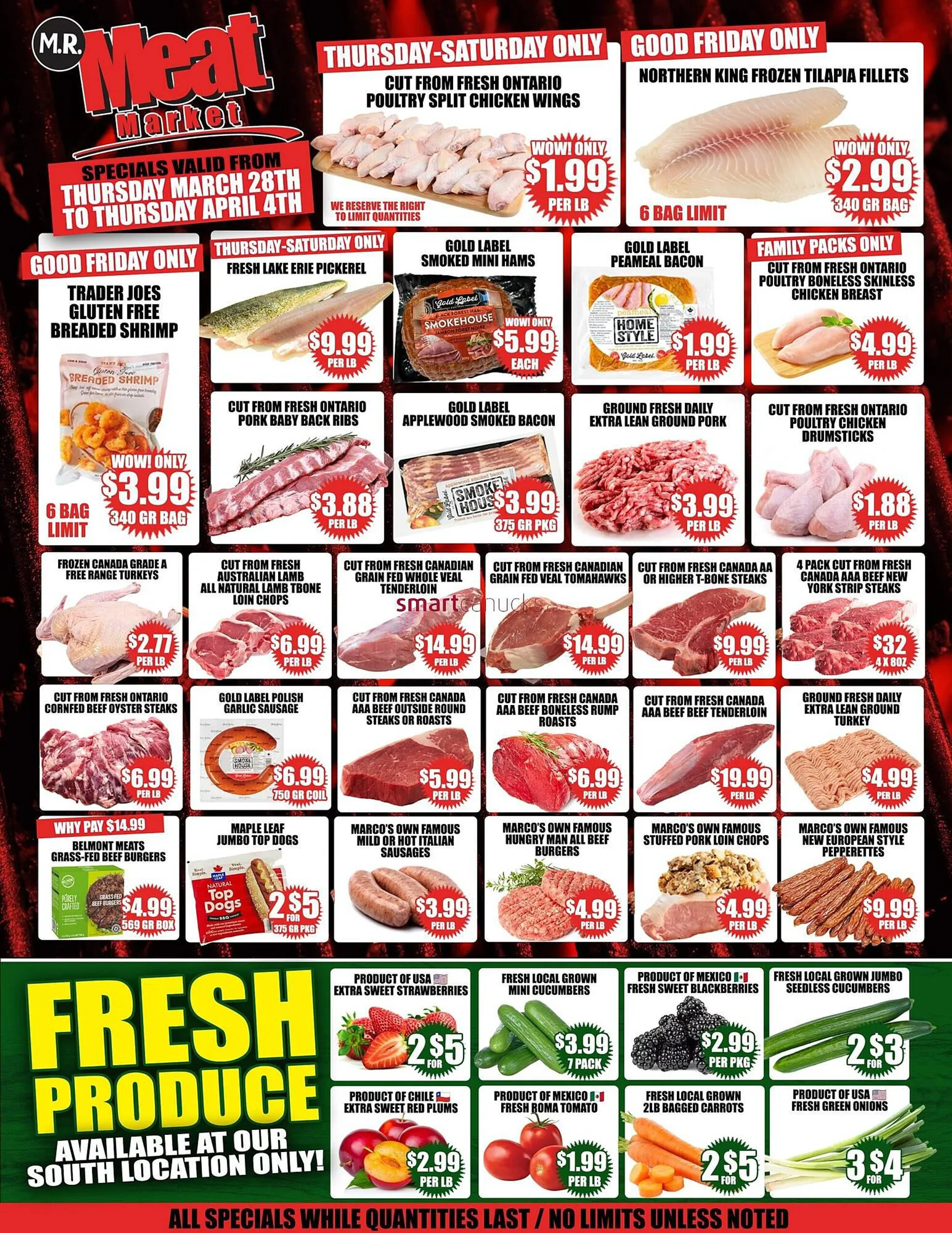 Mr. Meat Market flyer from March 28 to April 3 2024 - flyer page 1