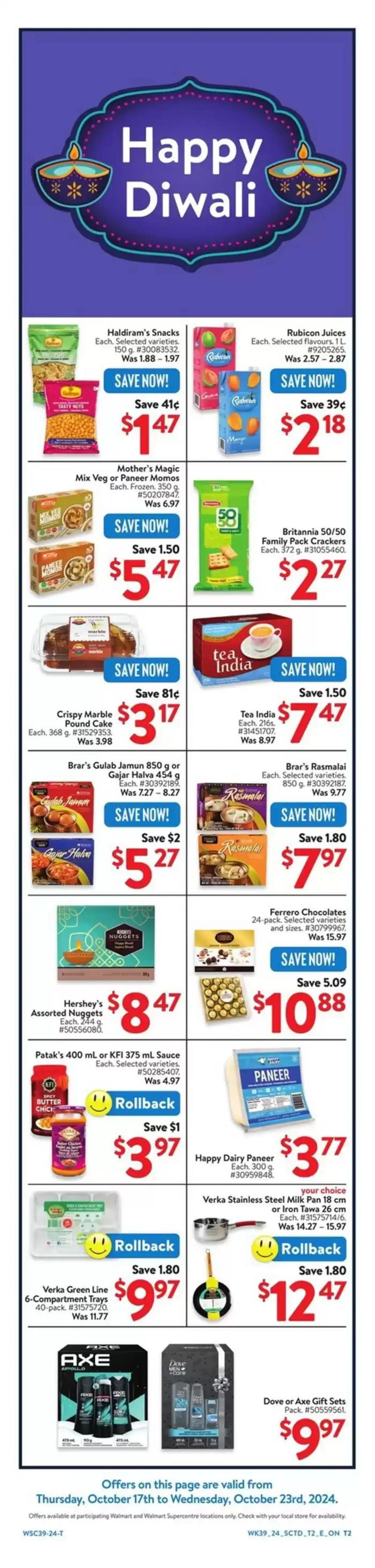 Walmart flyer from October 17 to October 23 2024 - flyer page 10