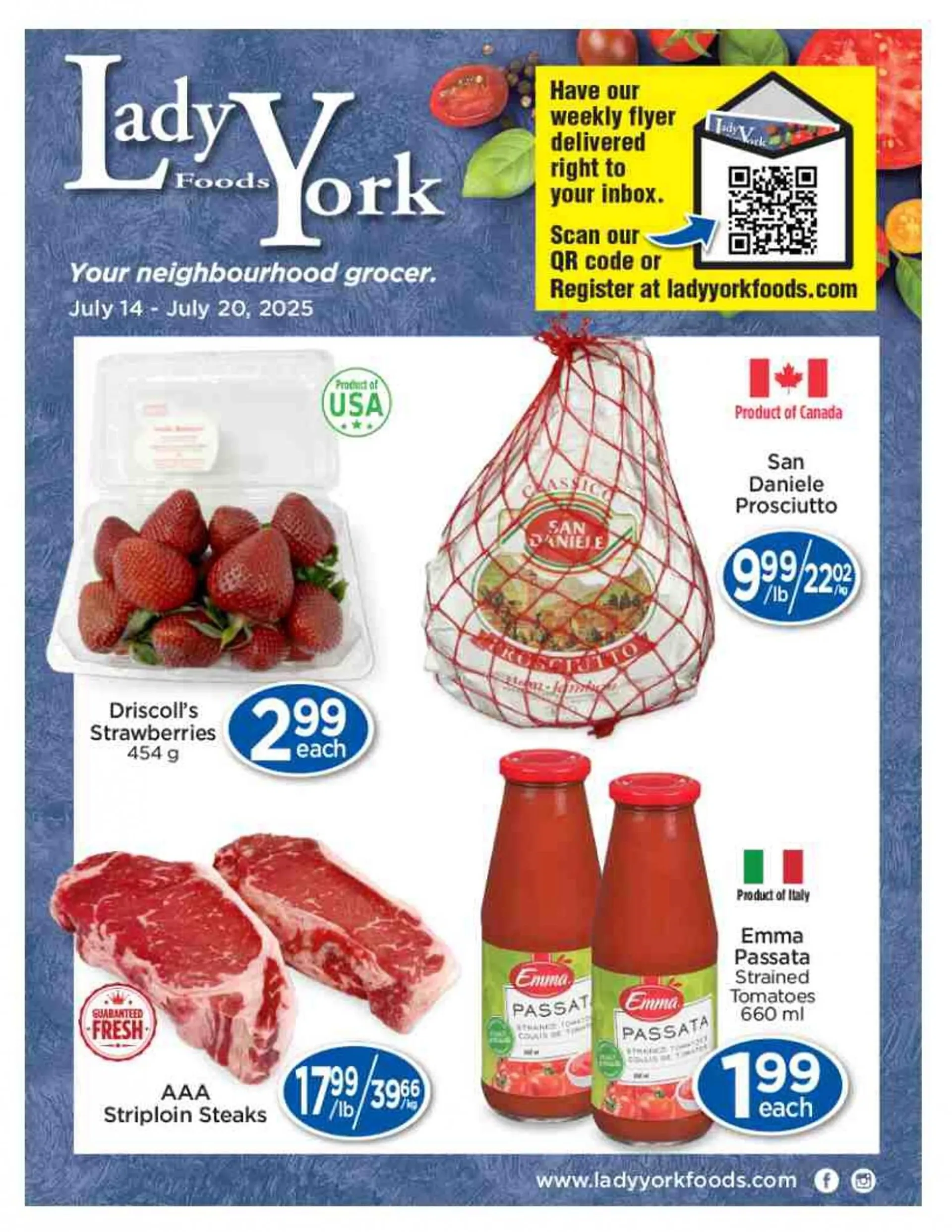 Lady York flyer from July 14 to July 20 2025 - flyer page 1