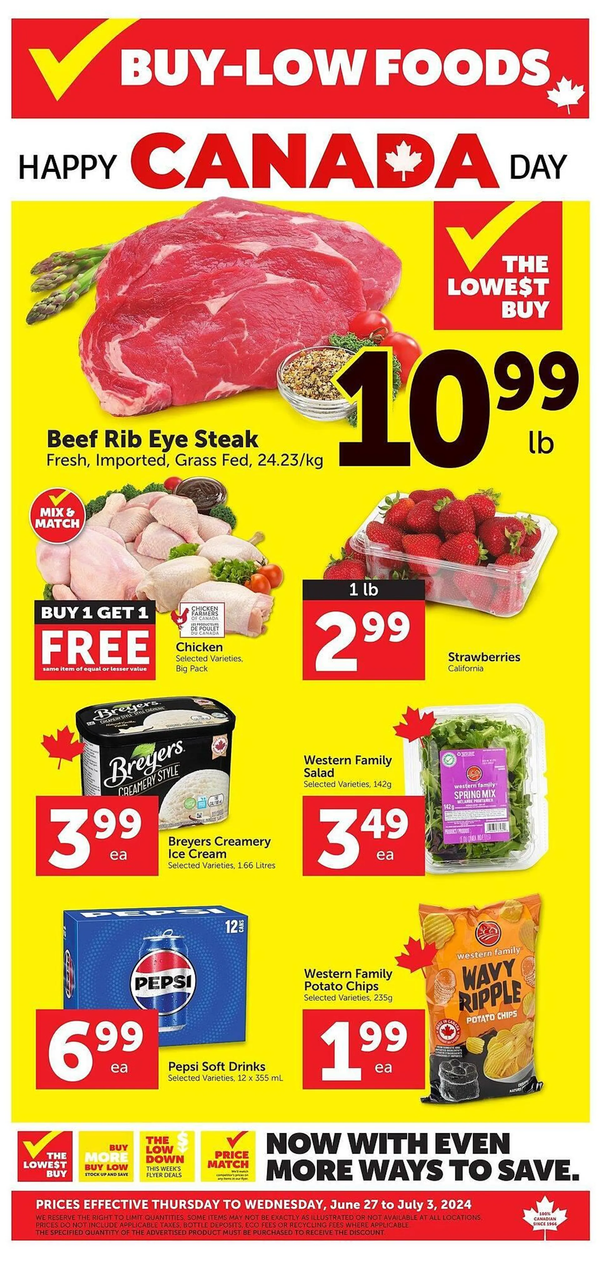 Buy-Low Foods flyer - 1