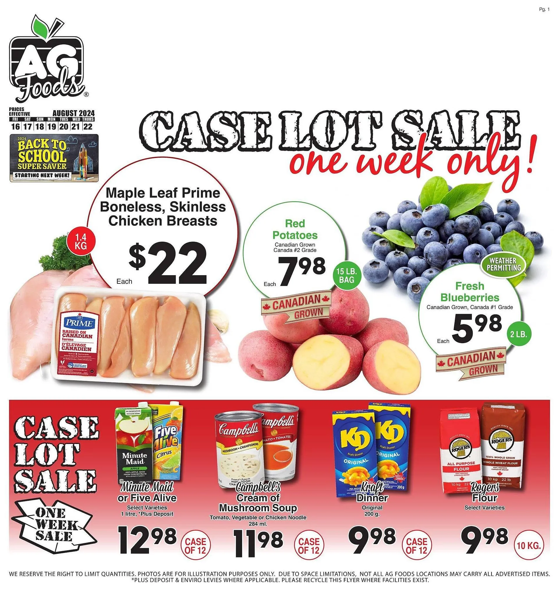 AG Foods flyer - 1