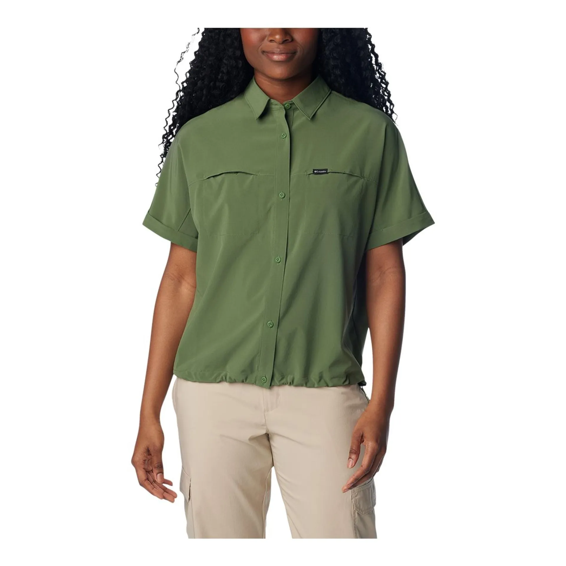 Columbia Women's Boundless Trek Omni-Shade™ Short Sleeve Button Down Shirt