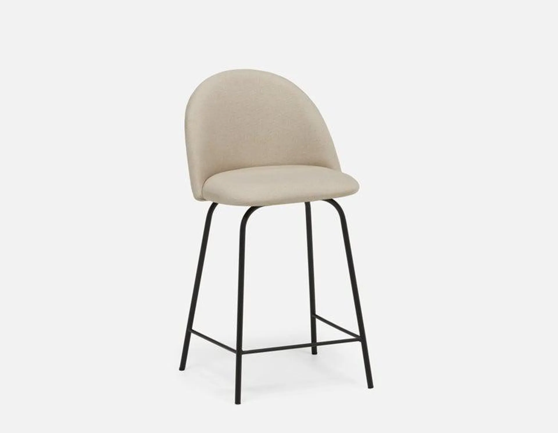 LAVAL Counter stool with backrest 61 cm