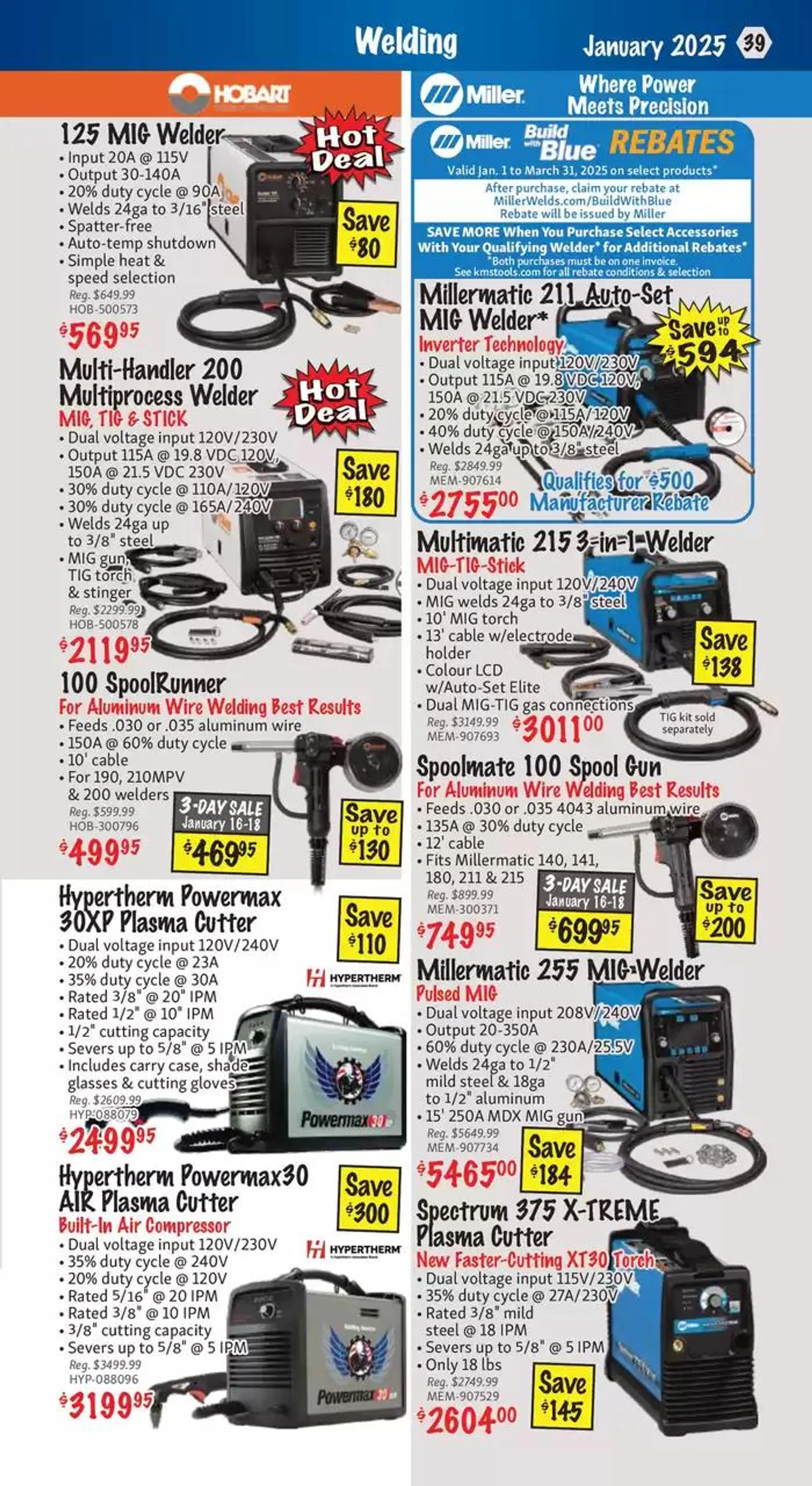 KMS Tools January 2025 Clearance Sale from January 1 to January 8 2025 - flyer page 39